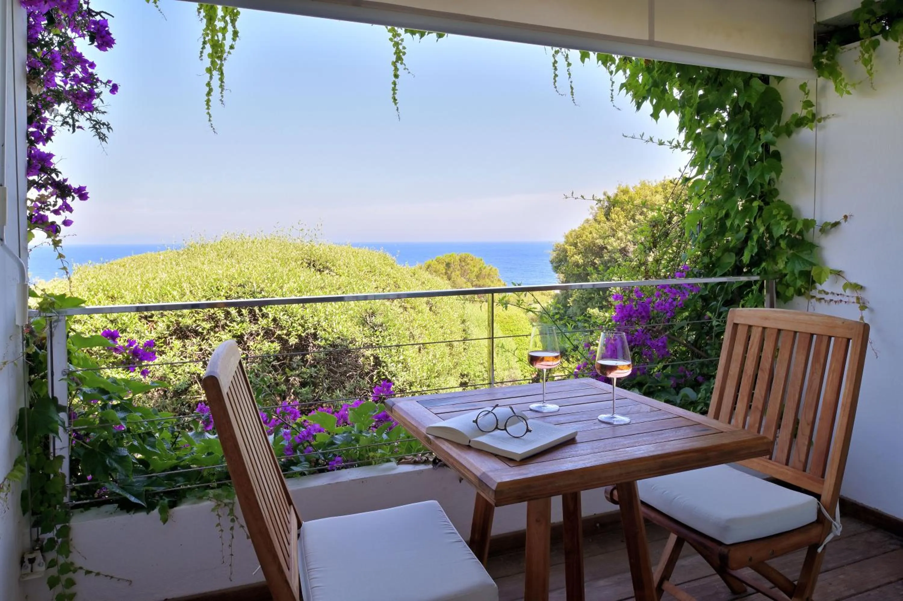 Patio in Hôtel Pietracap