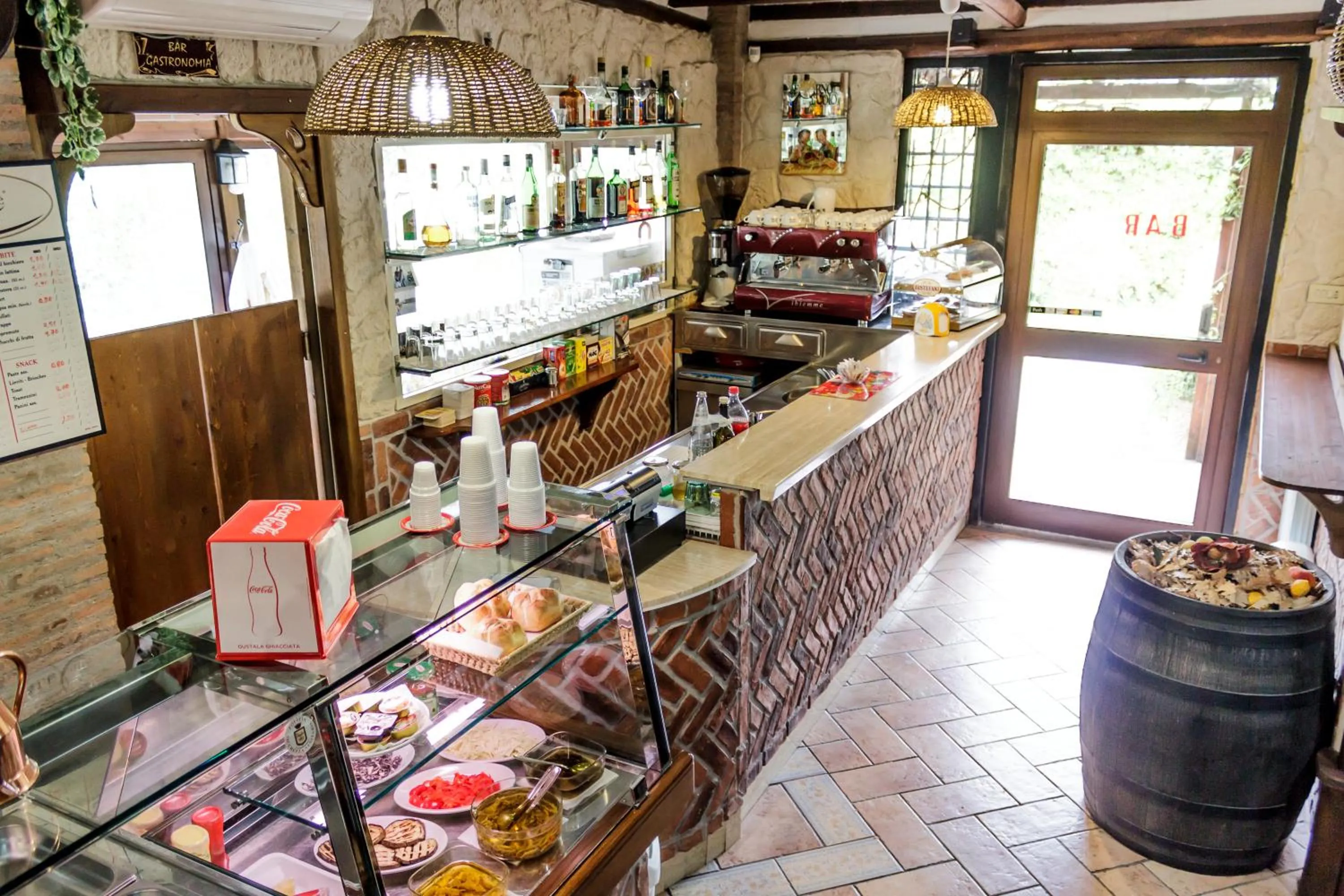 Seating area in La Locanda di Decima