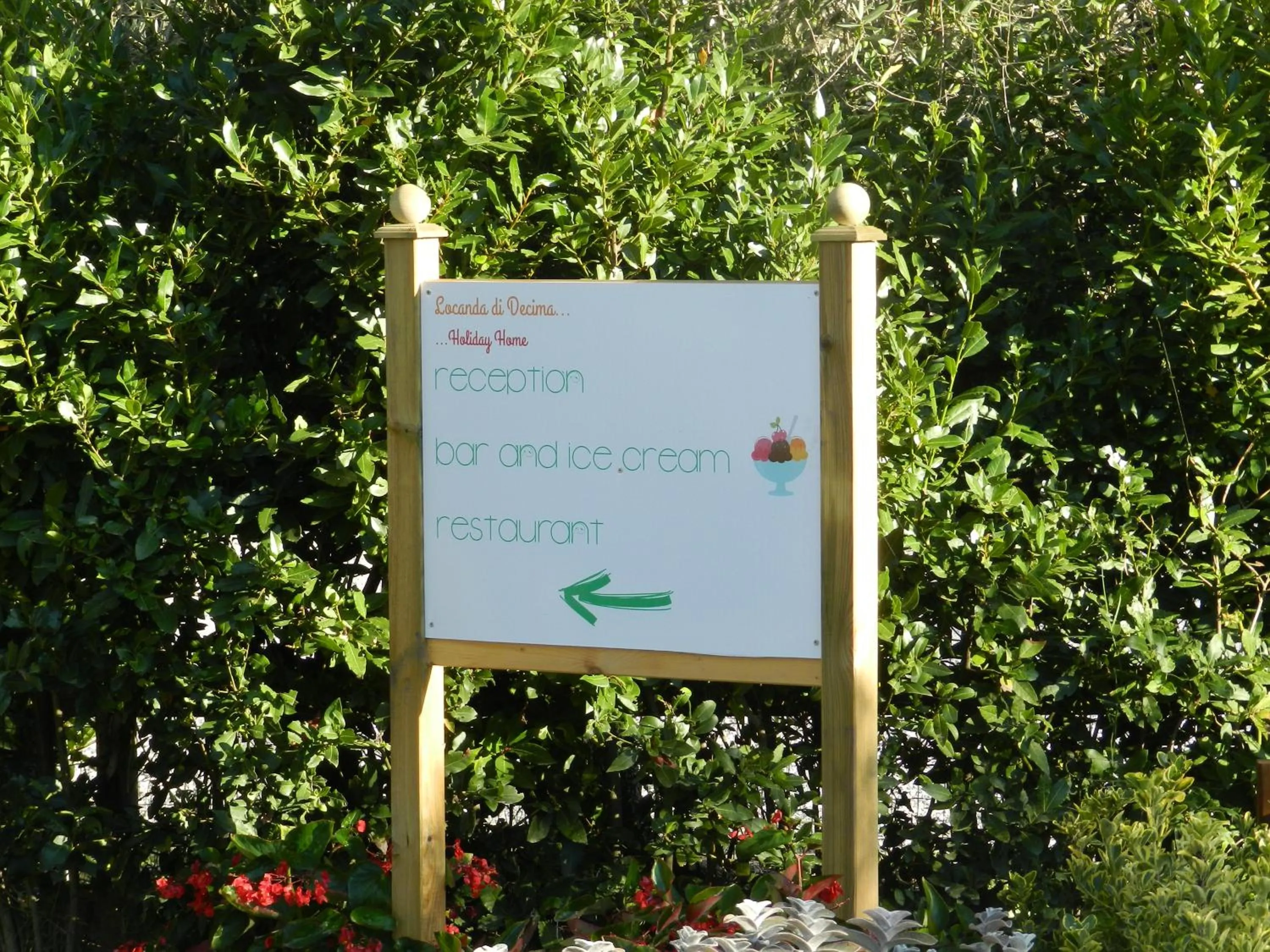 Decorative detail in La Locanda di Decima