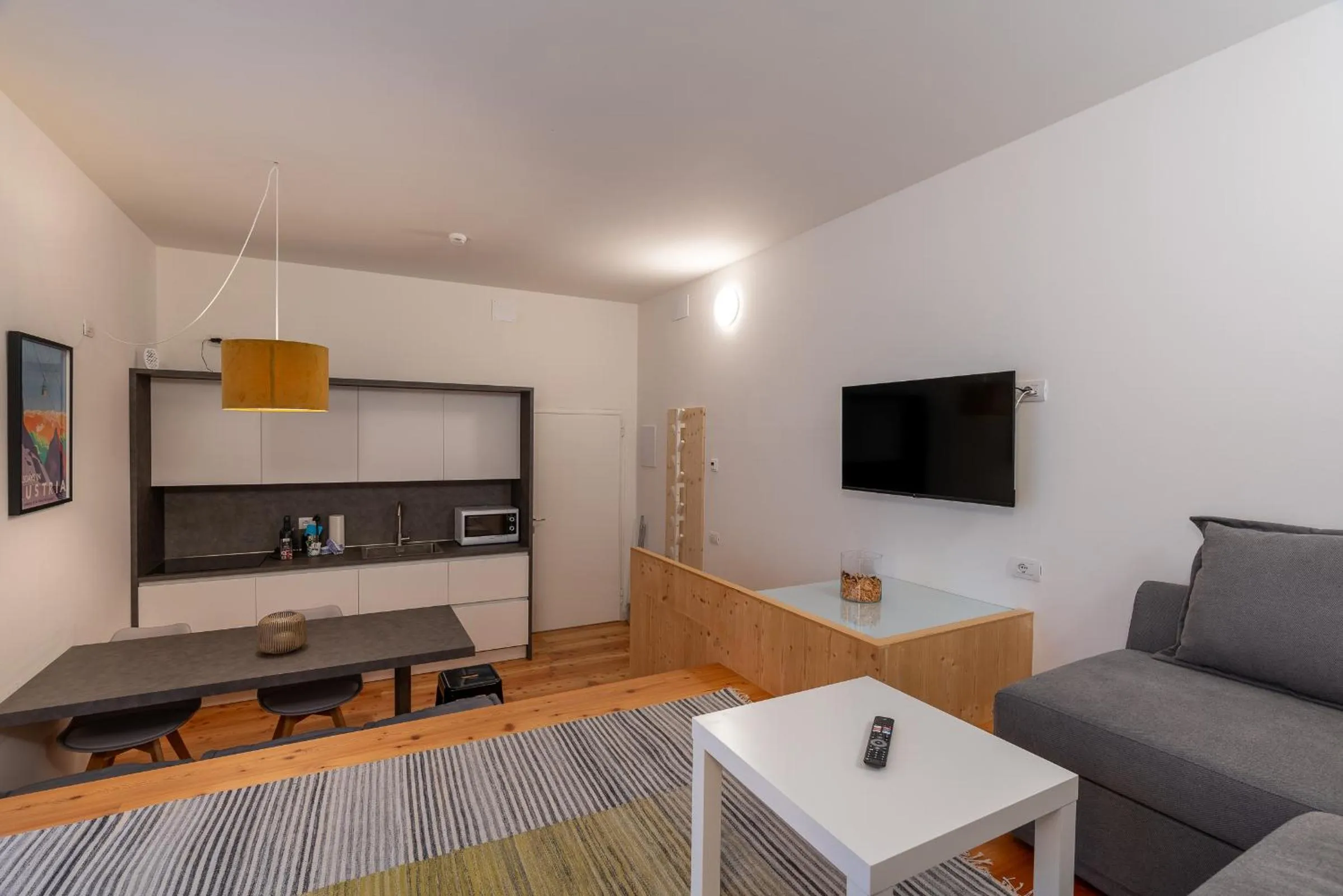 Kitchen or kitchenette in Quercus Appartements contactless check-in