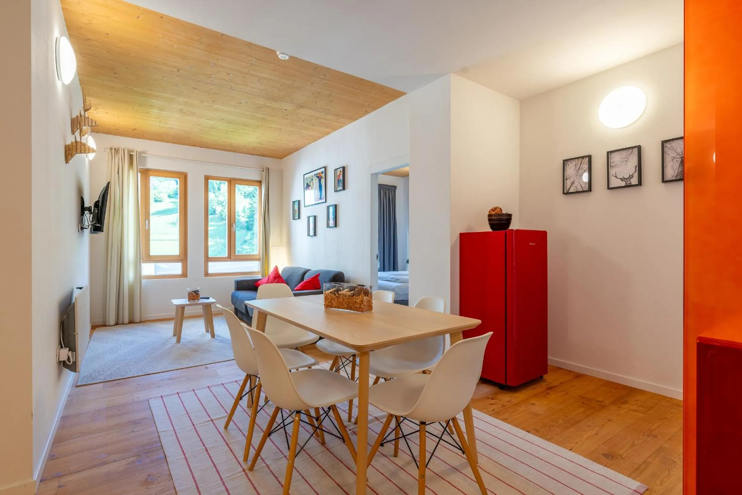 Living room in Quercus Appartements contactless check-in