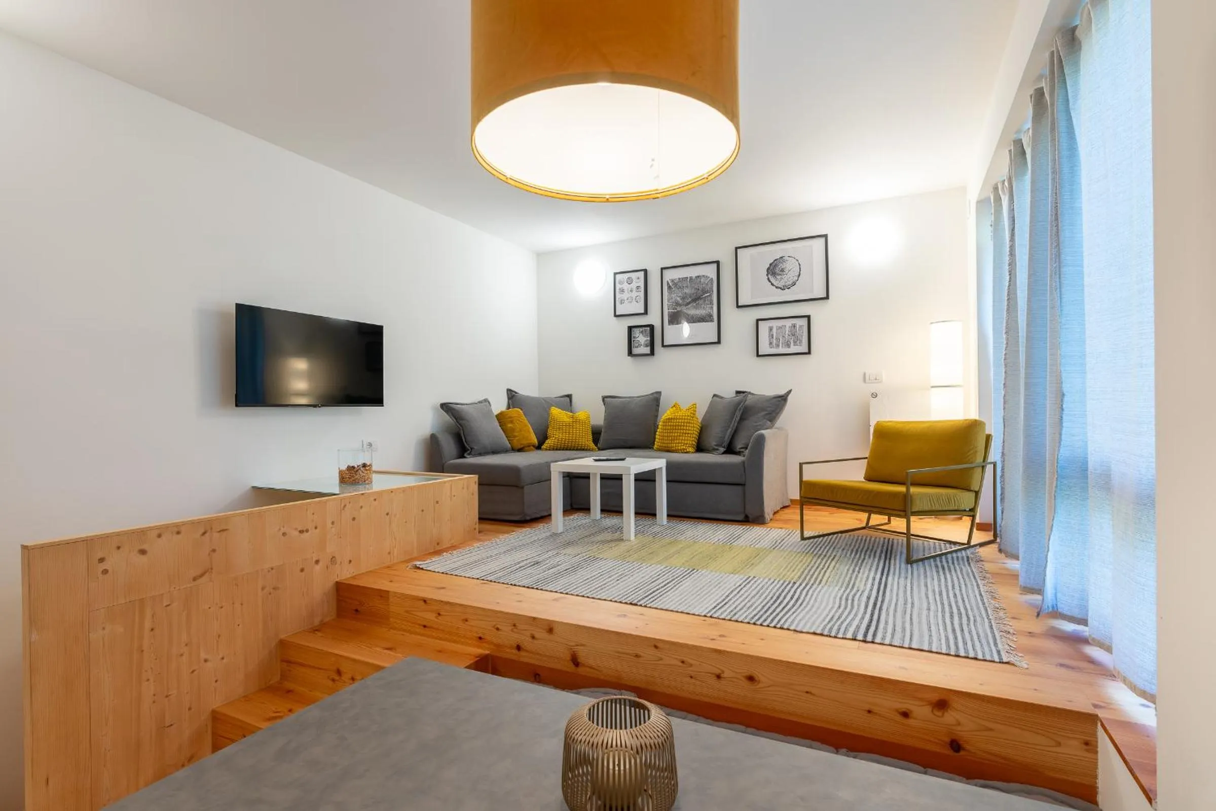 Living room in Quercus Appartements contactless check-in