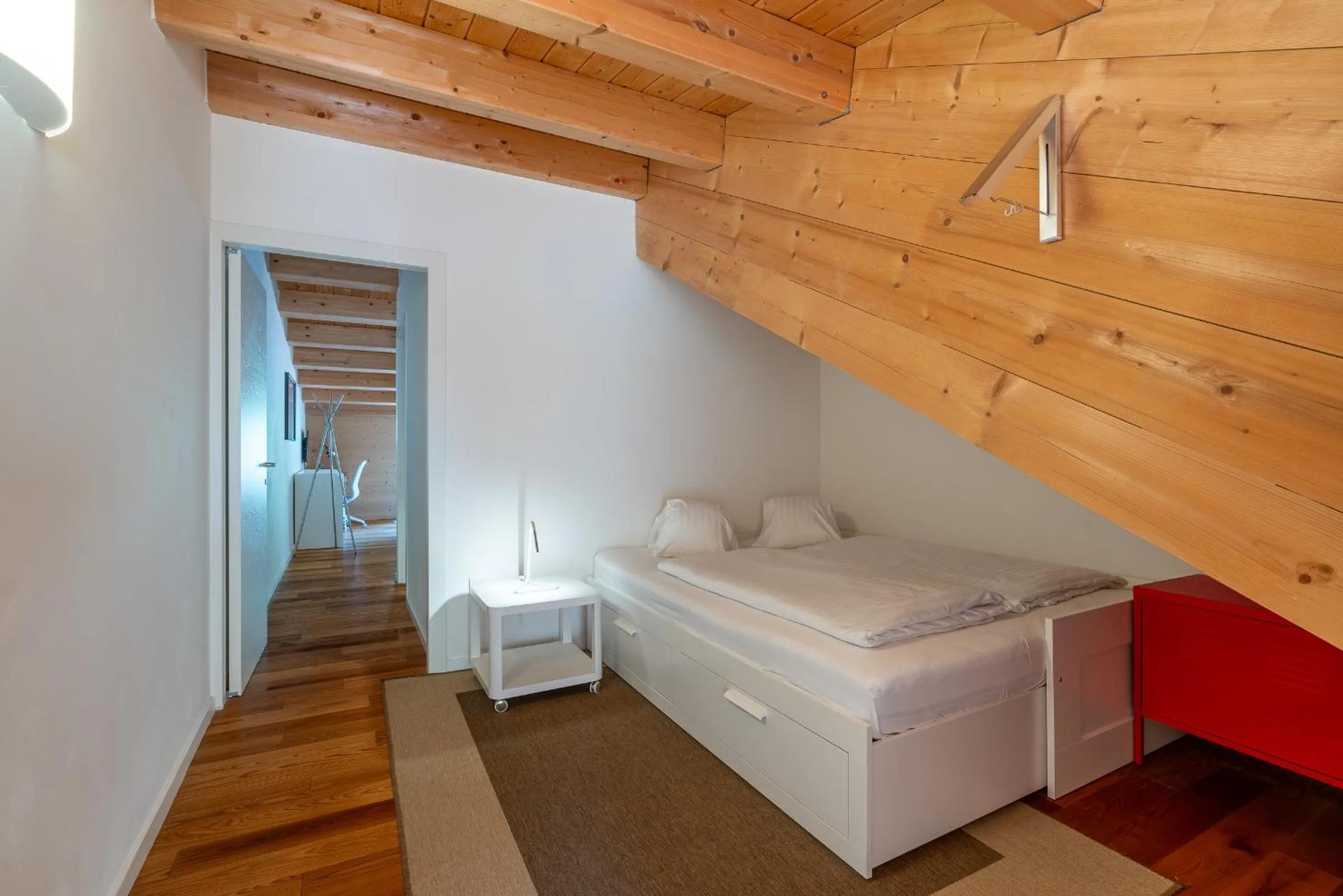 Bed in Quercus Appartements contactless check-in