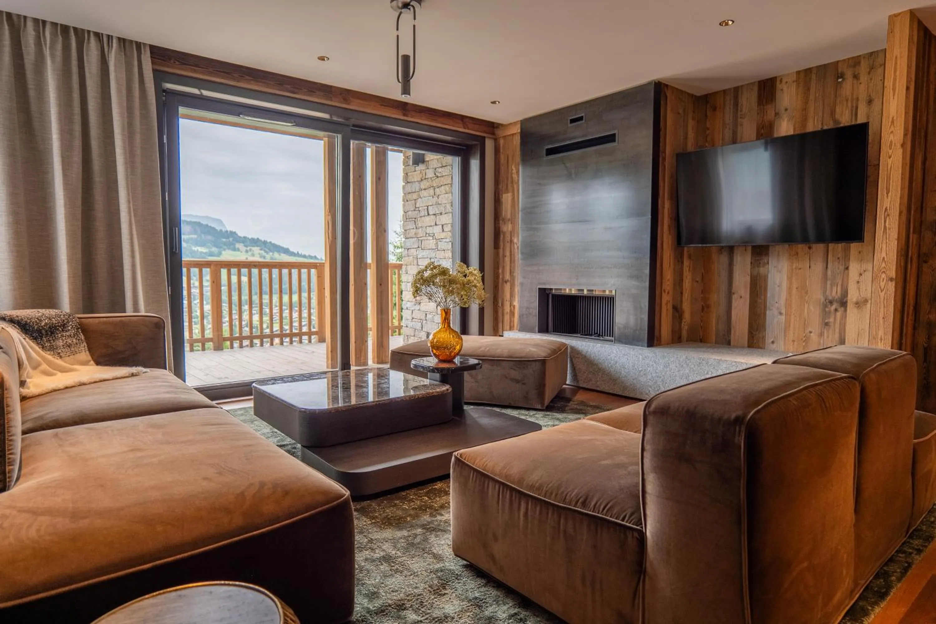 Living room in Hôtel L'Arboisie