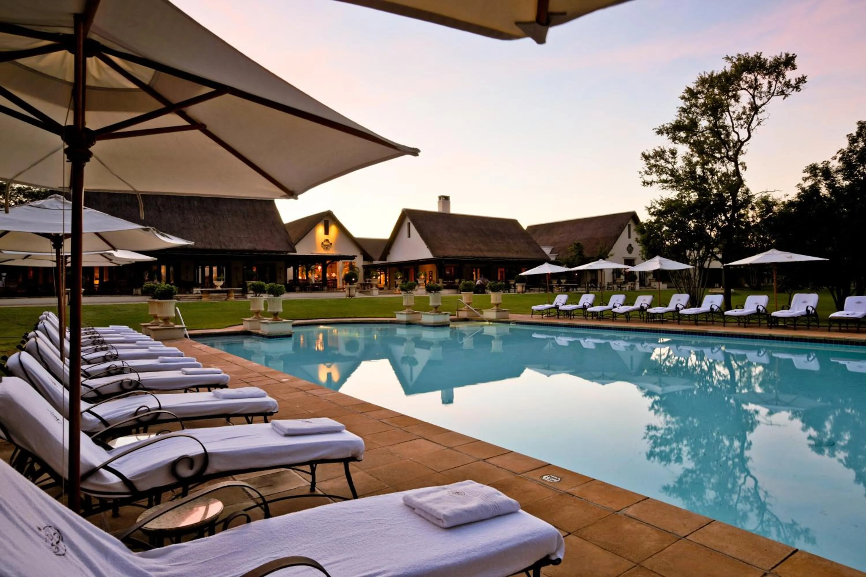 Swimming pool in Royal Livingstone Hotel by Anantara
