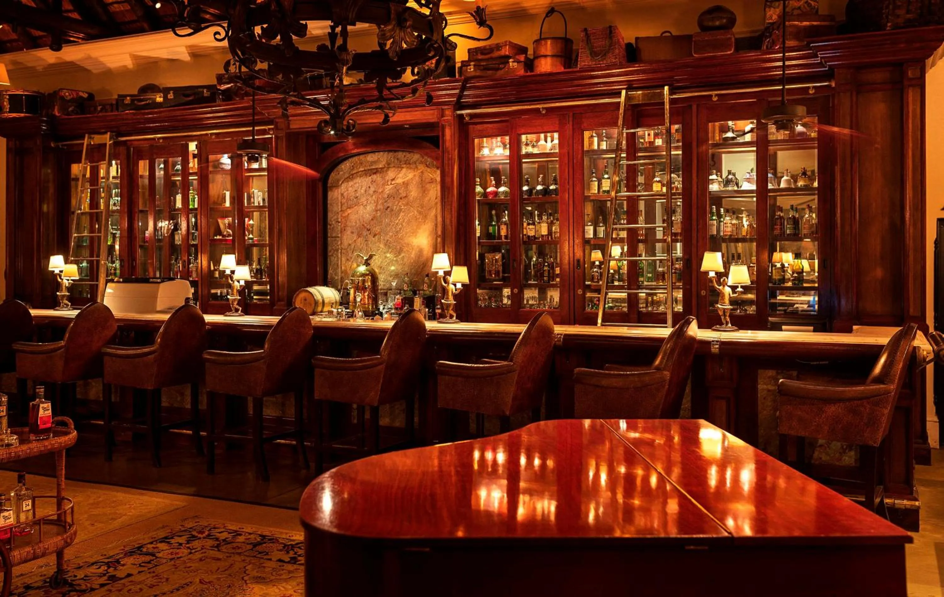 Dining area in Royal Livingstone Hotel by Anantara