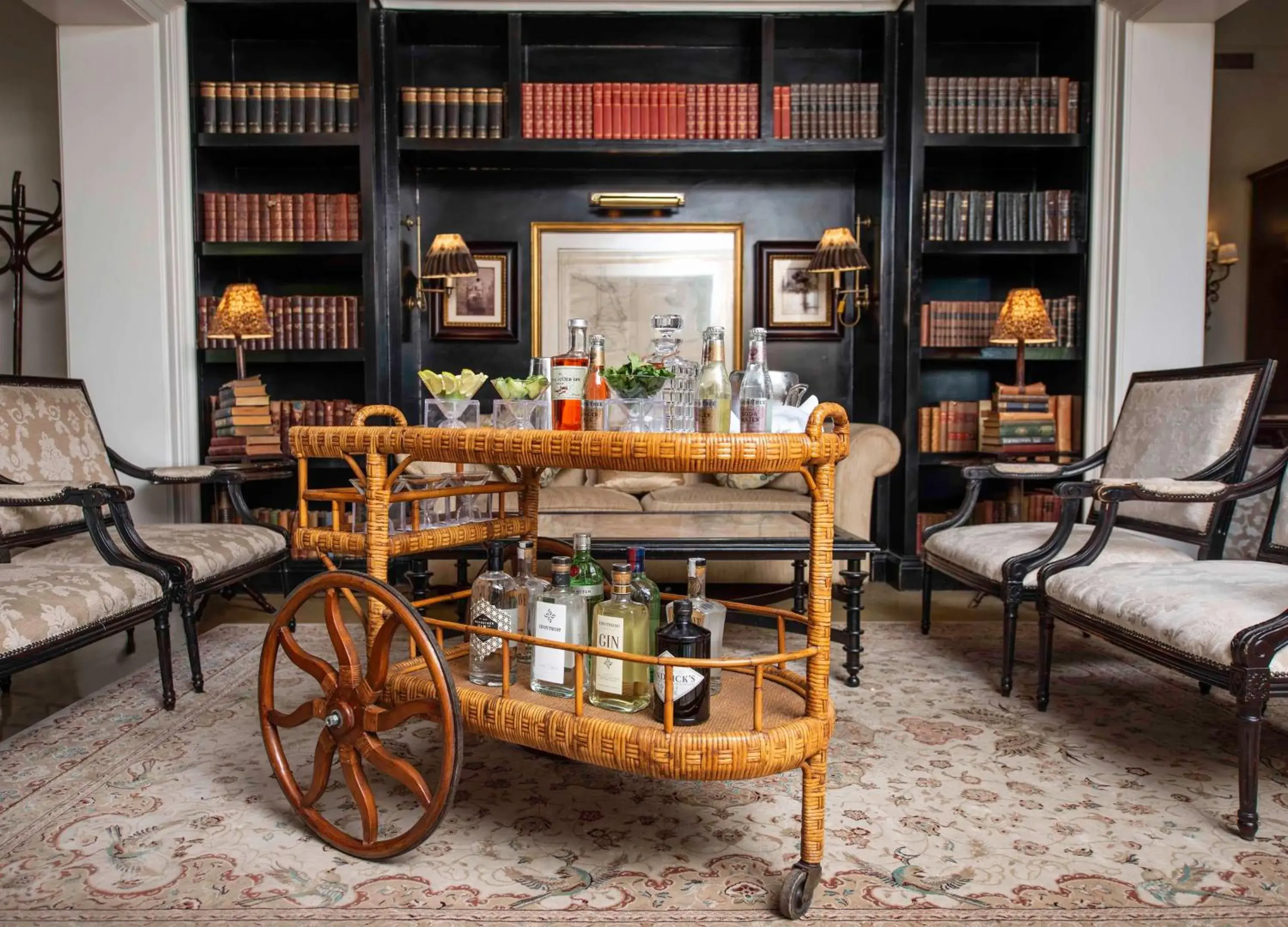 Lounge or bar in Royal Livingstone Hotel by Anantara Lounge or bar in Royal Livingstone Hotel by Anantara