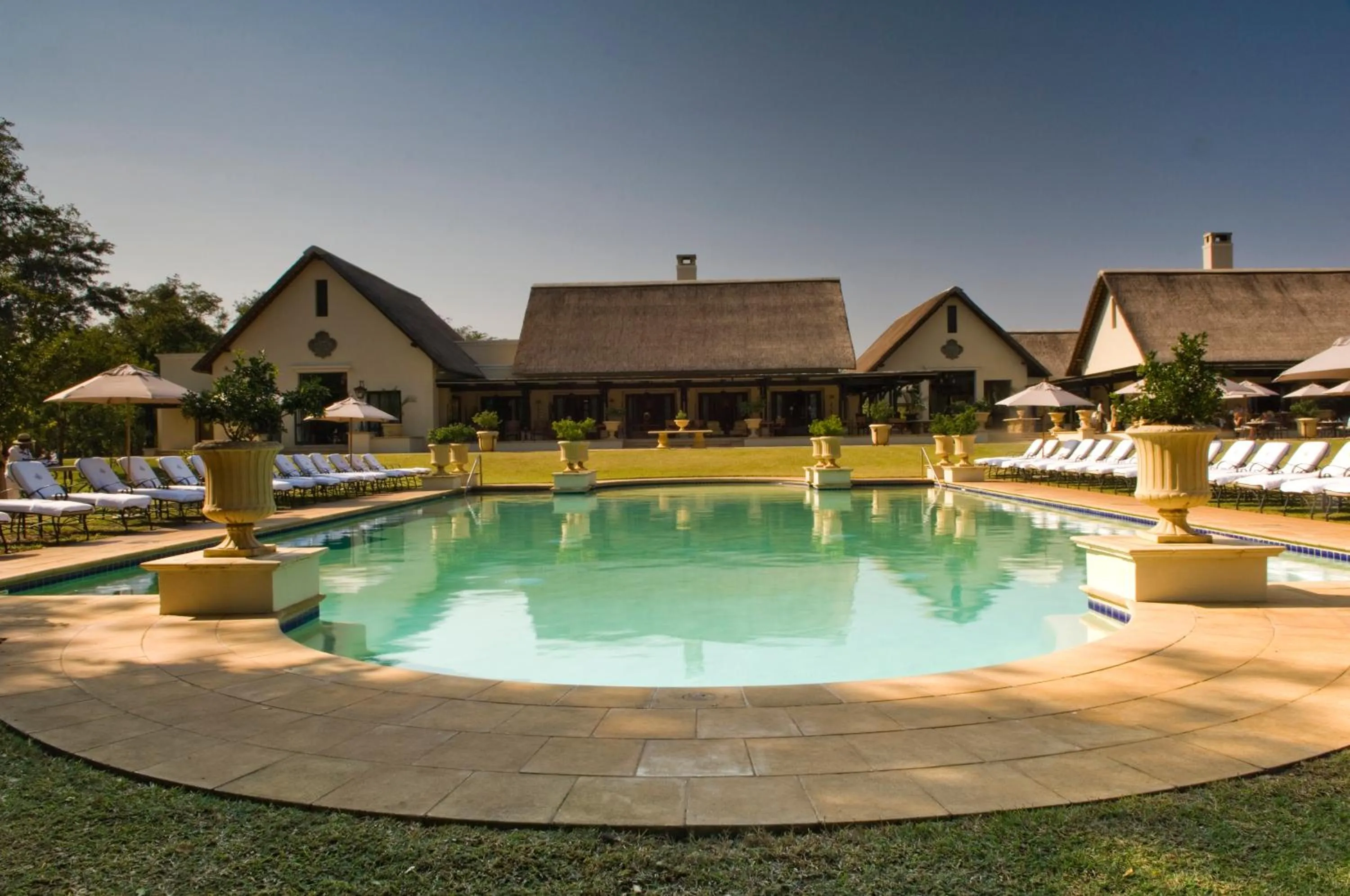 Swimming pool in Royal Livingstone Hotel by Anantara