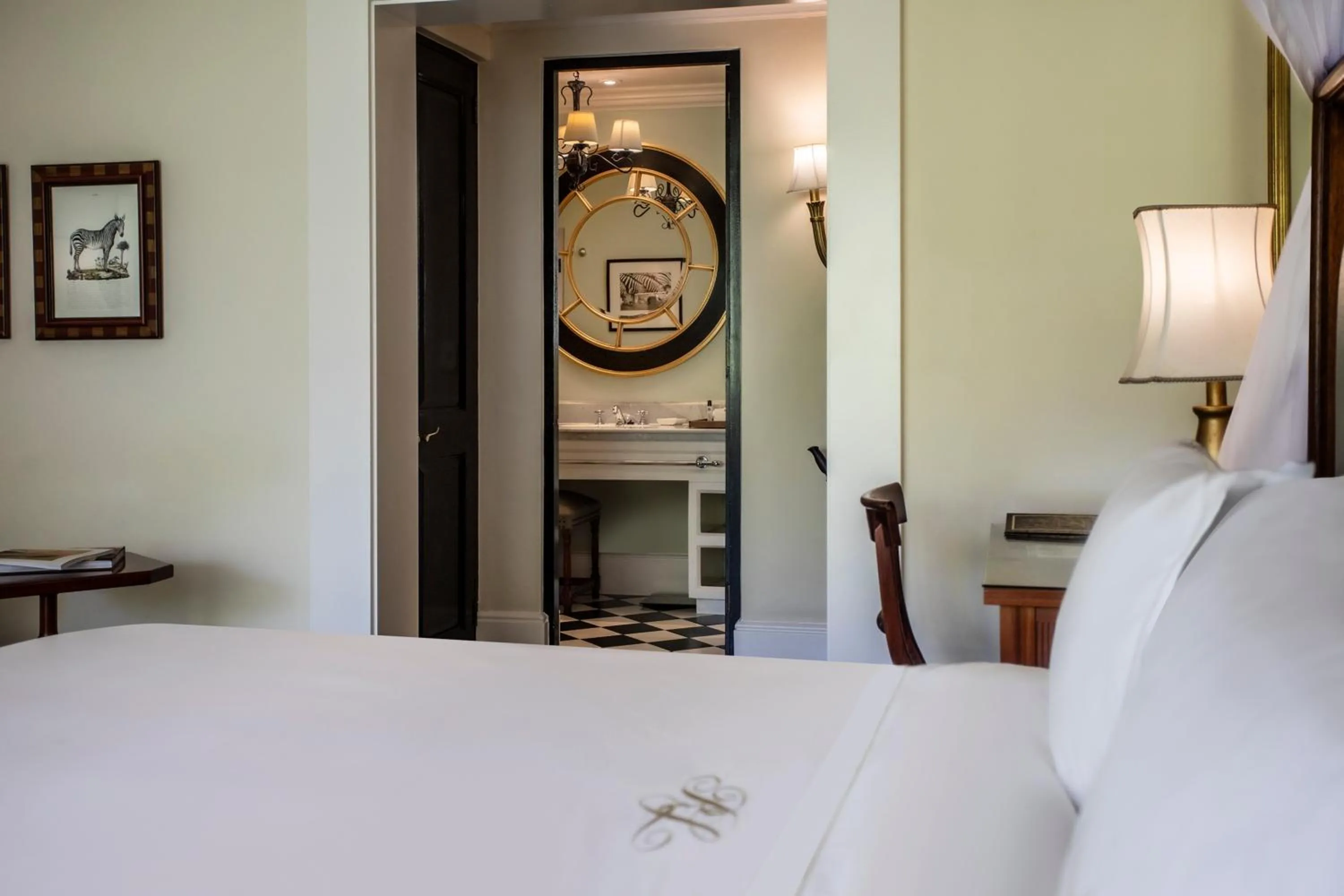 Bathroom, Bed in Royal Livingstone Hotel by Anantara