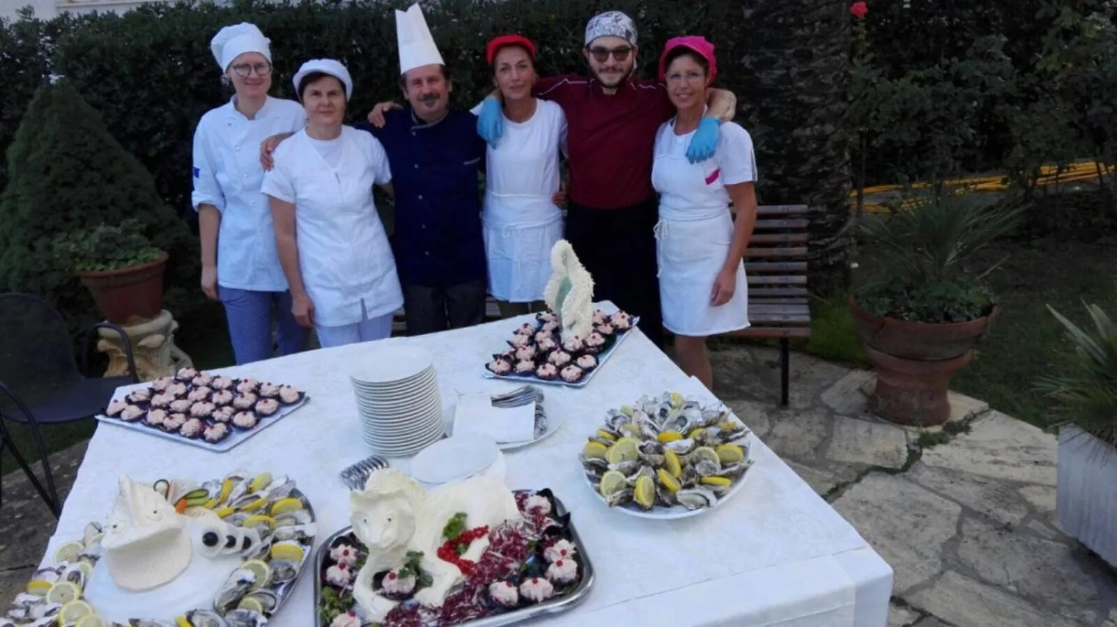 Food close-up in Grand Hotel Excelsior