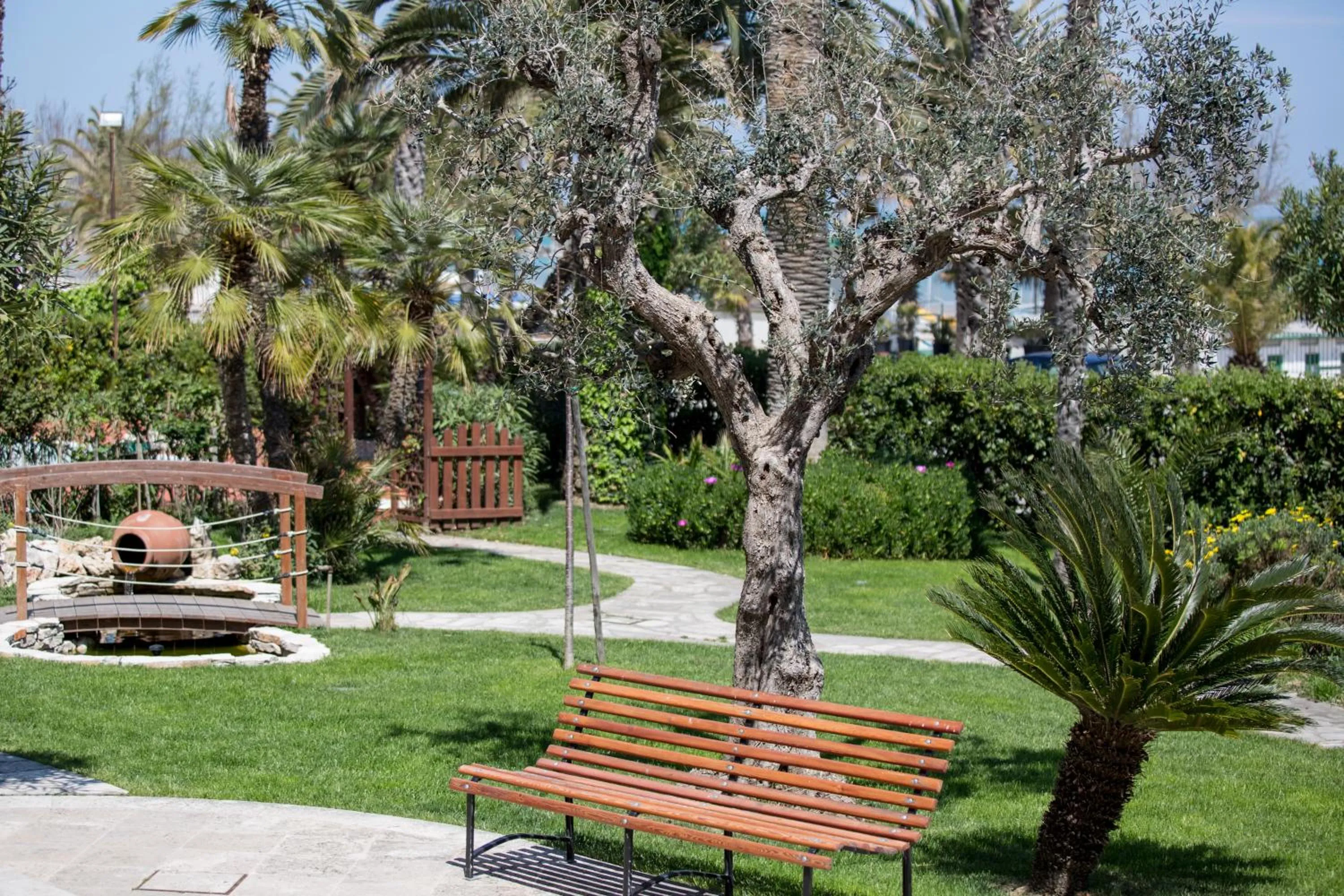 Garden in Grand Hotel Excelsior