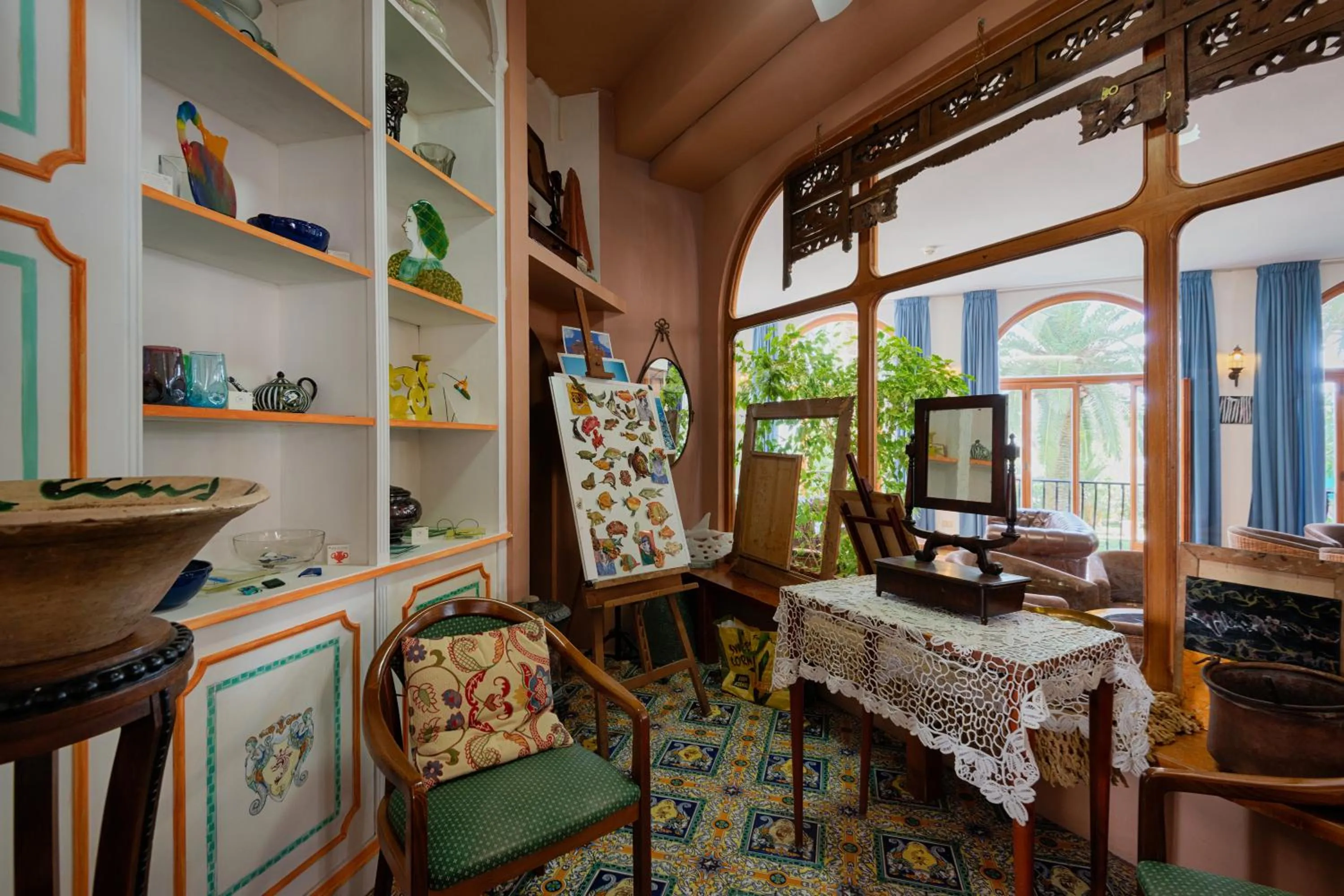 Patio in Grand Hotel Excelsior