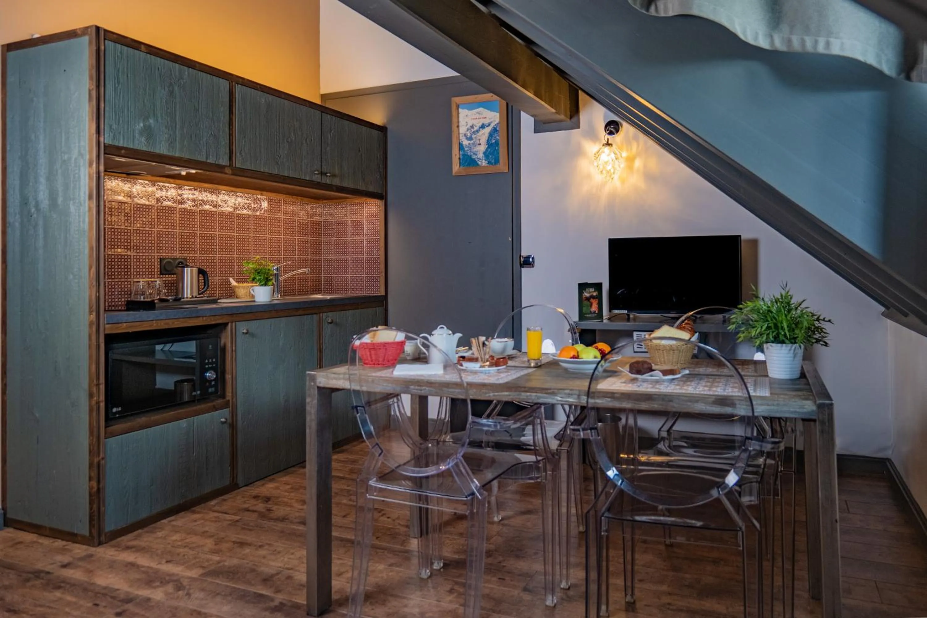 kitchen in La Maison Rouge