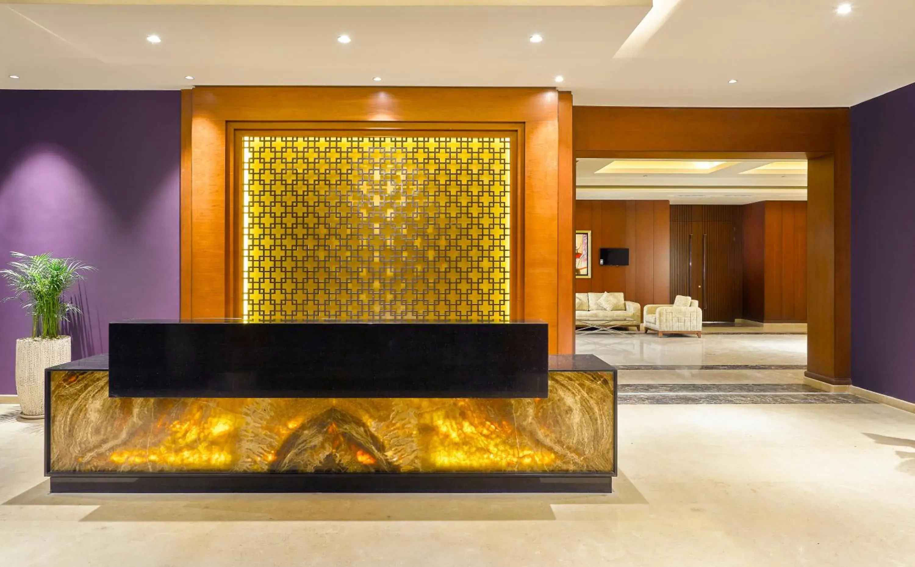 Lobby or reception in Steigenberger Hotel El Lessan Lobby or reception in Steigenberger Hotel El Lessan