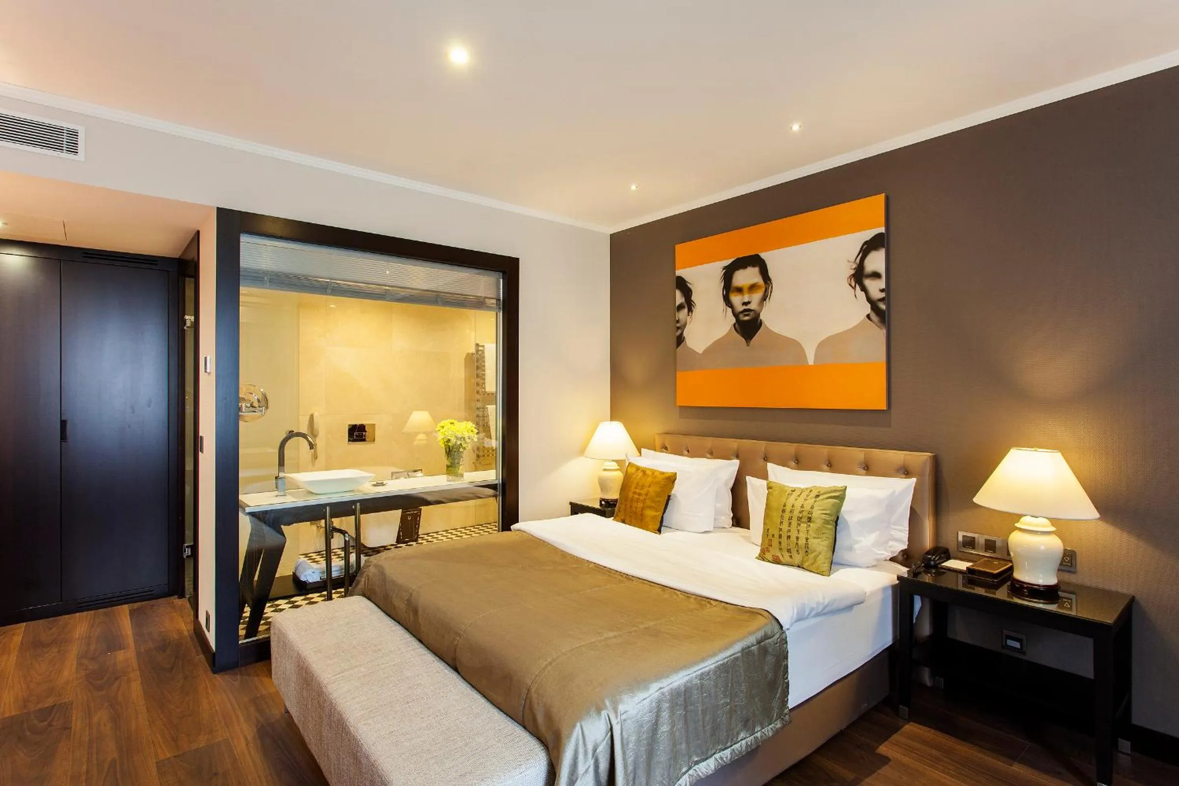 Bed in Quentin Boutique Hotel