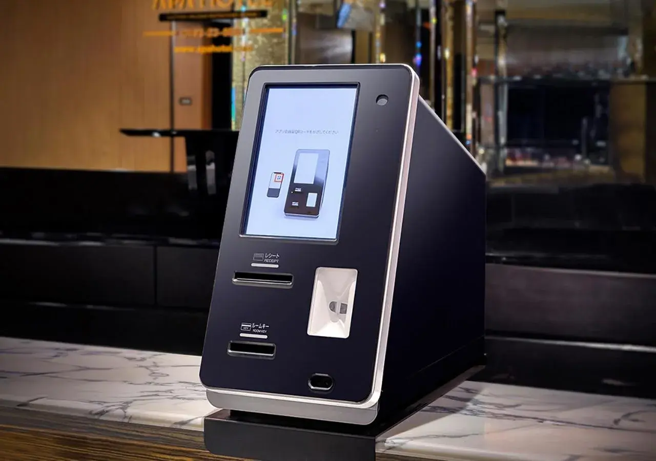 Lobby or reception in APA Hotel Saitama Higashimatsuyama Ekimae Lobby or reception in APA Hotel Saitama Higashimatsuyama Ekimae