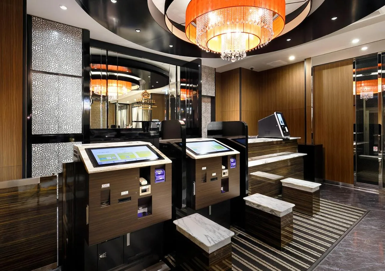 Lobby or reception in APA Hotel Saitama Higashimatsuyama Ekimae