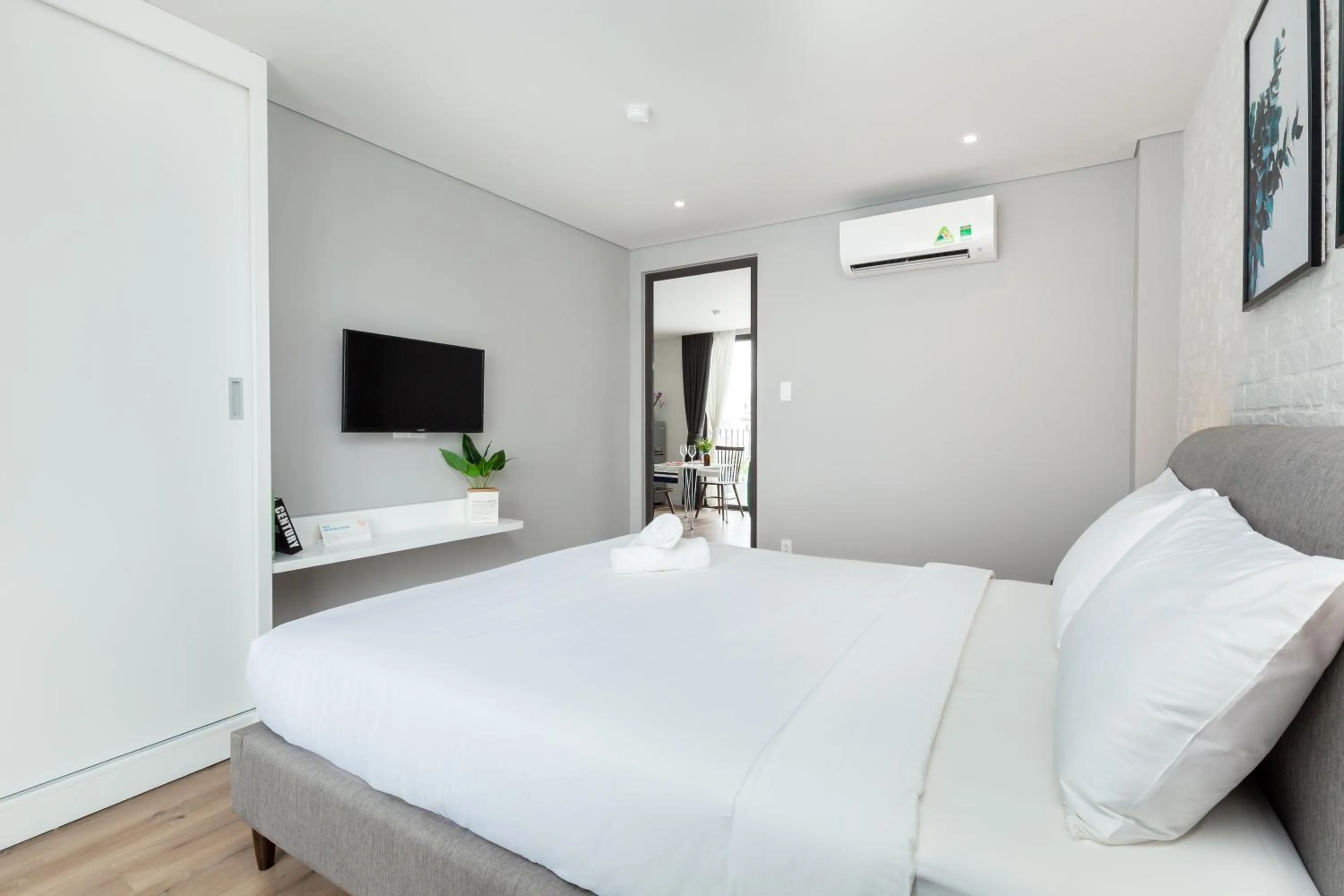 Bedroom, Bed in Cozrum Homes - Premier Residence