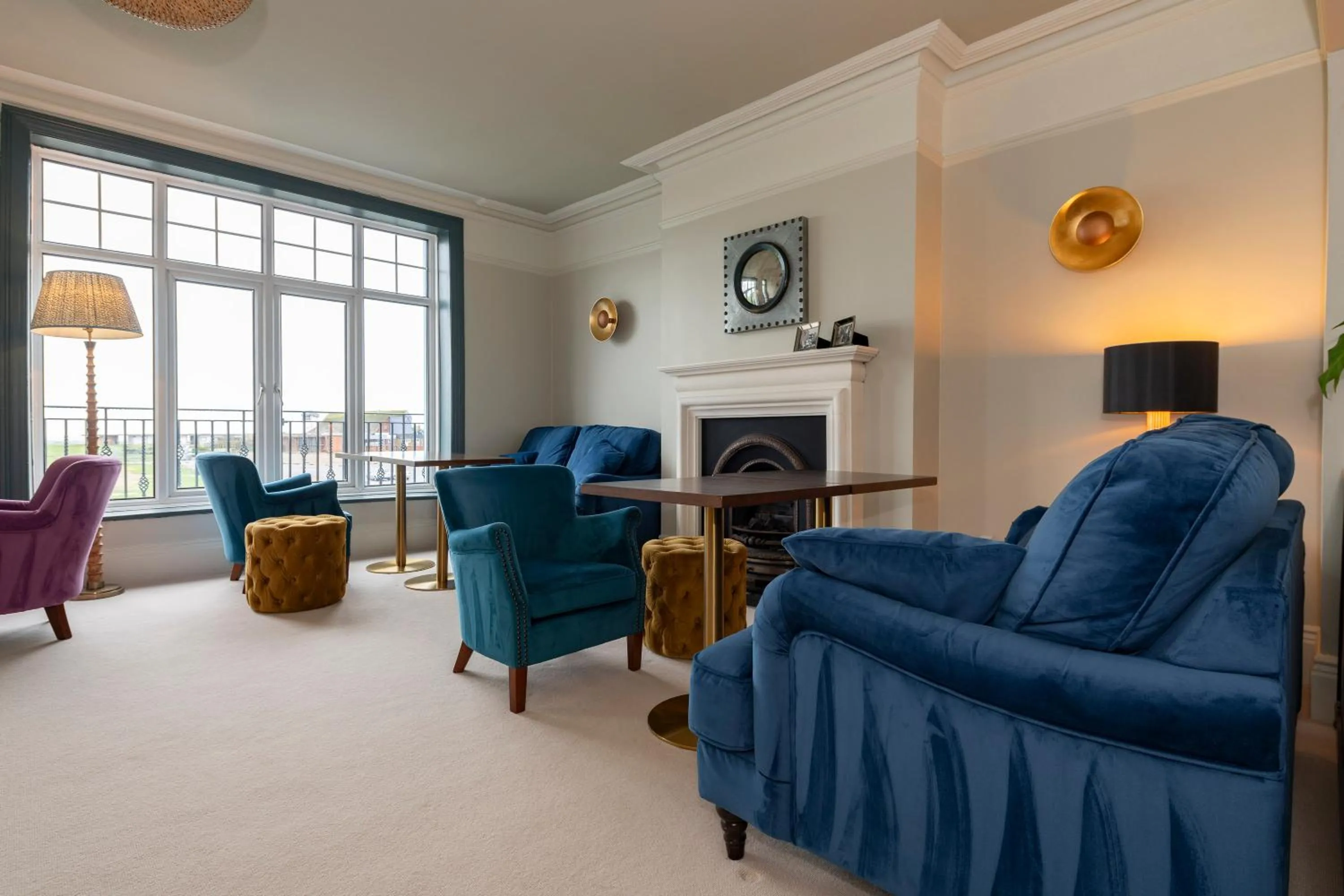 Seating area in East Beach Guest House