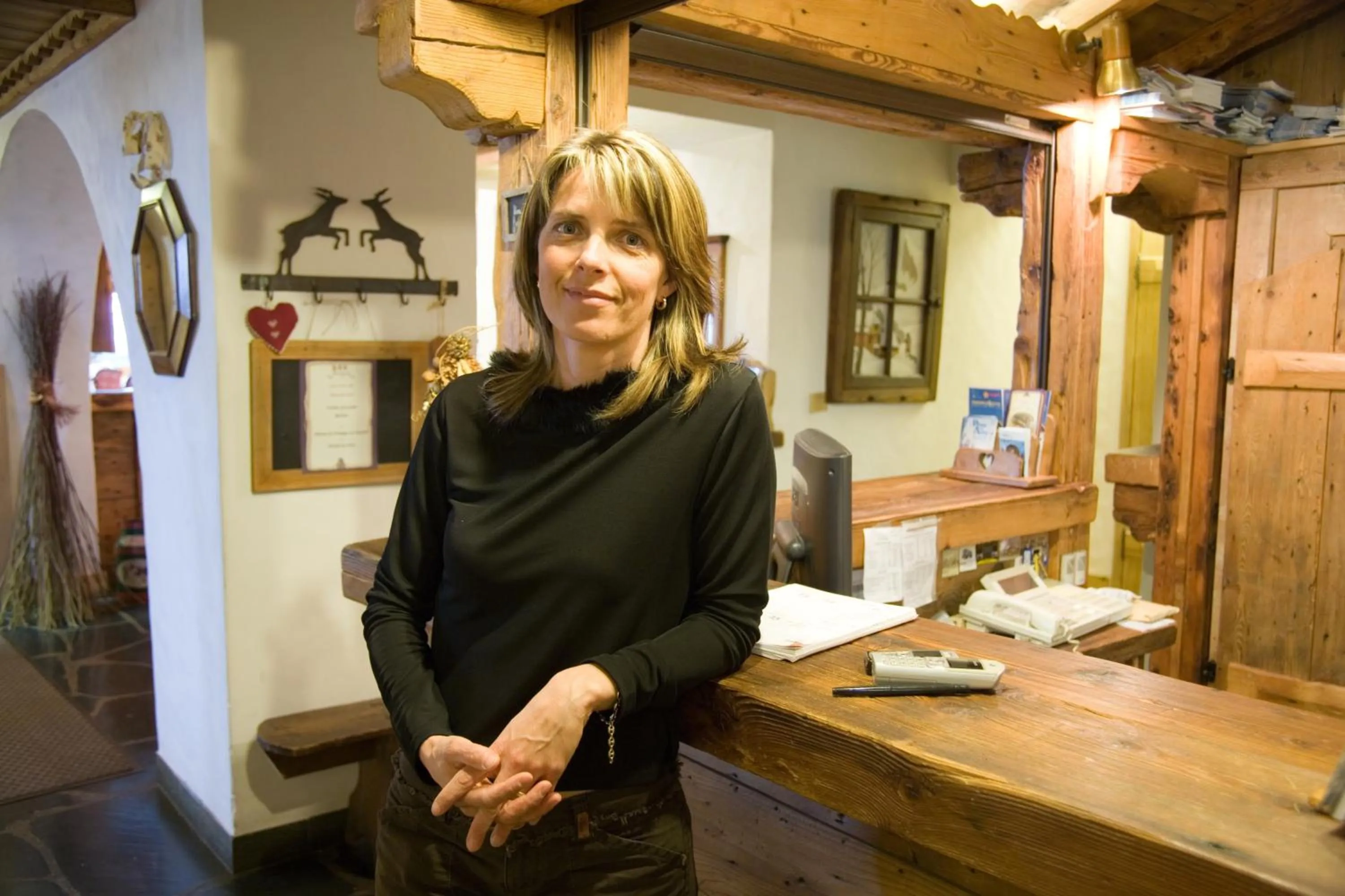 People in Les Chalets de La Griyotire