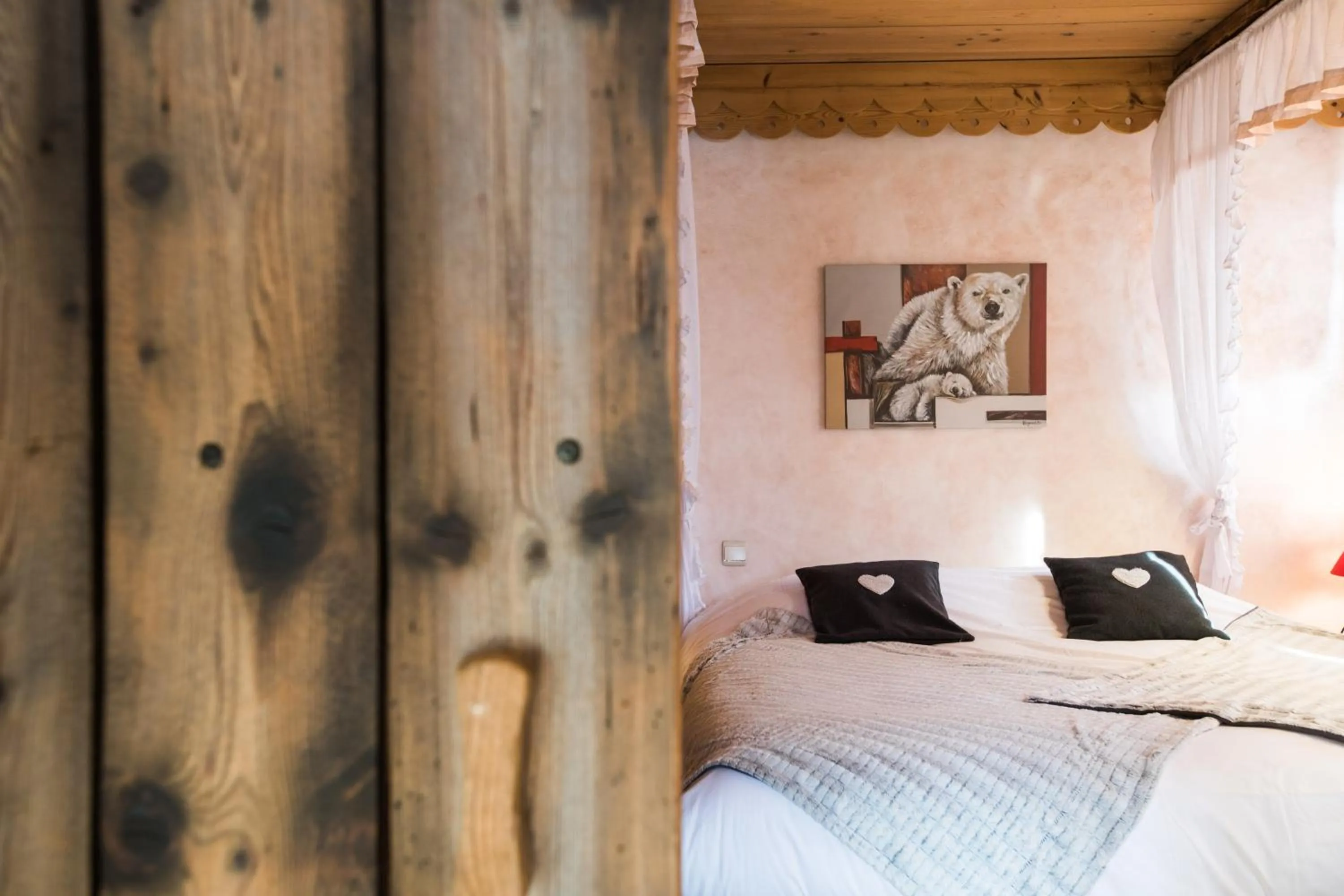 Bedroom, Bed in Les Chalets de La Griyotire