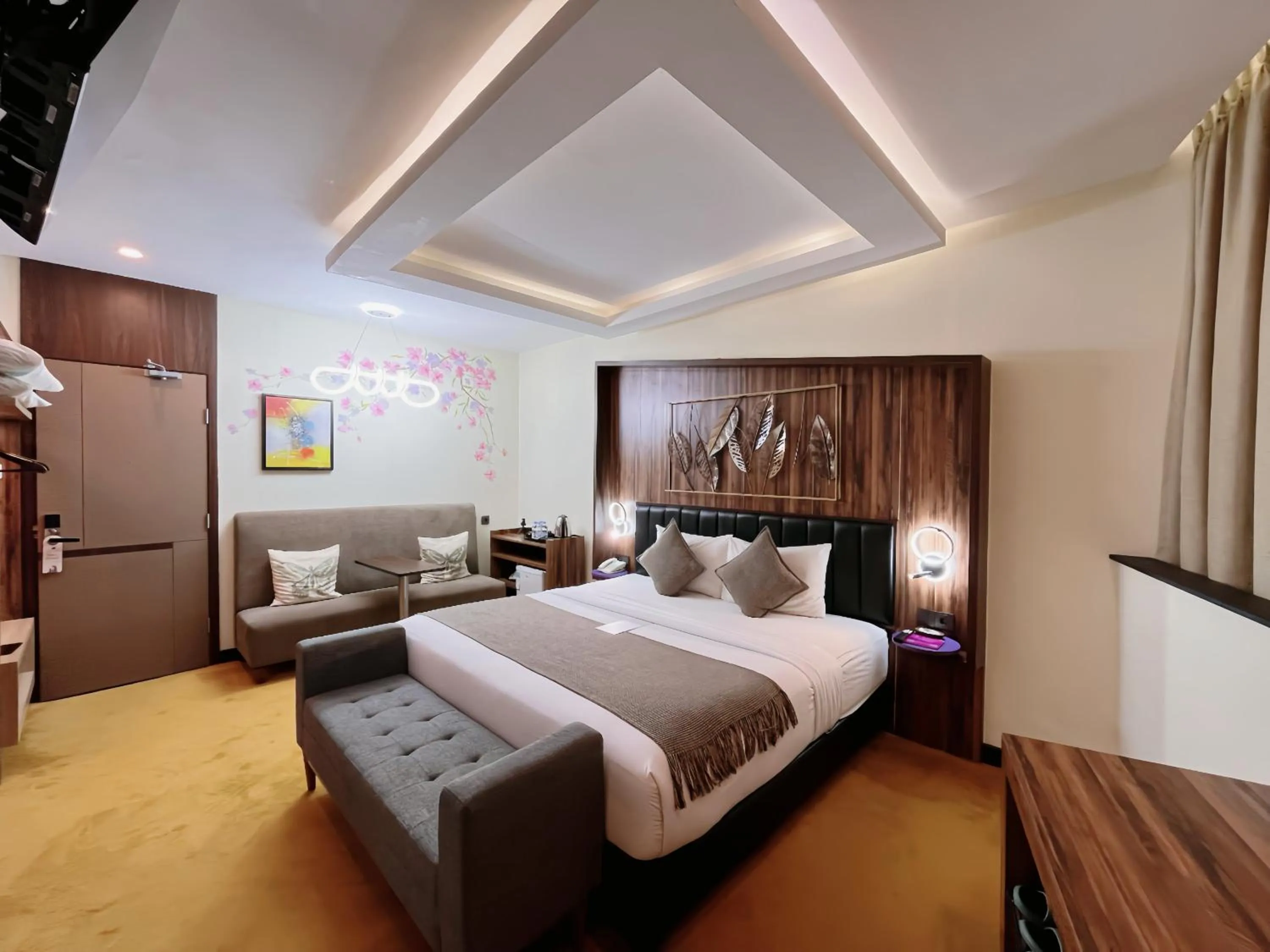 Bedroom, Bed in Oak Tree Urban Hotel Jakarta