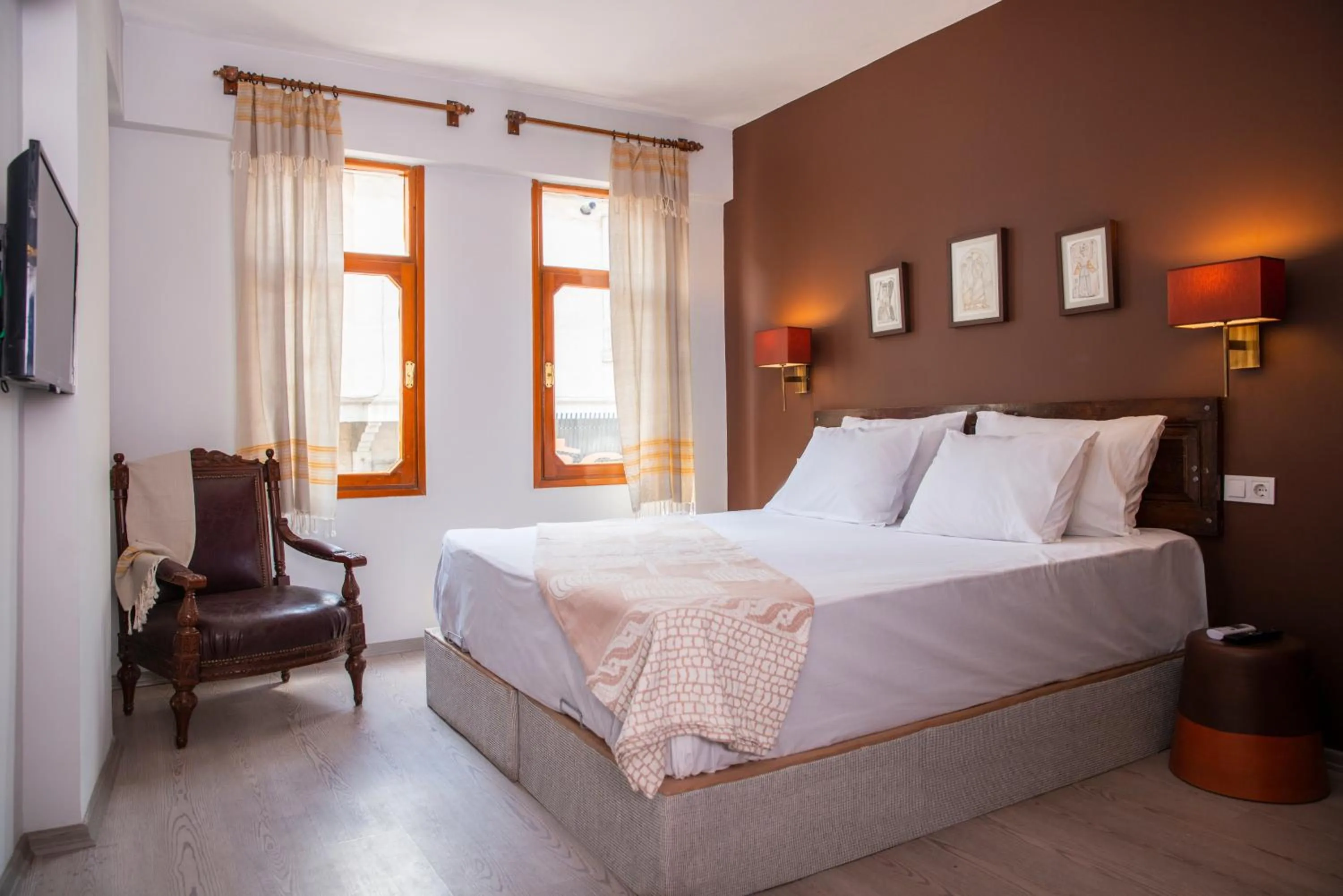 Bed in LUWİ ANTAKYA BOUTİQUE HOTEL