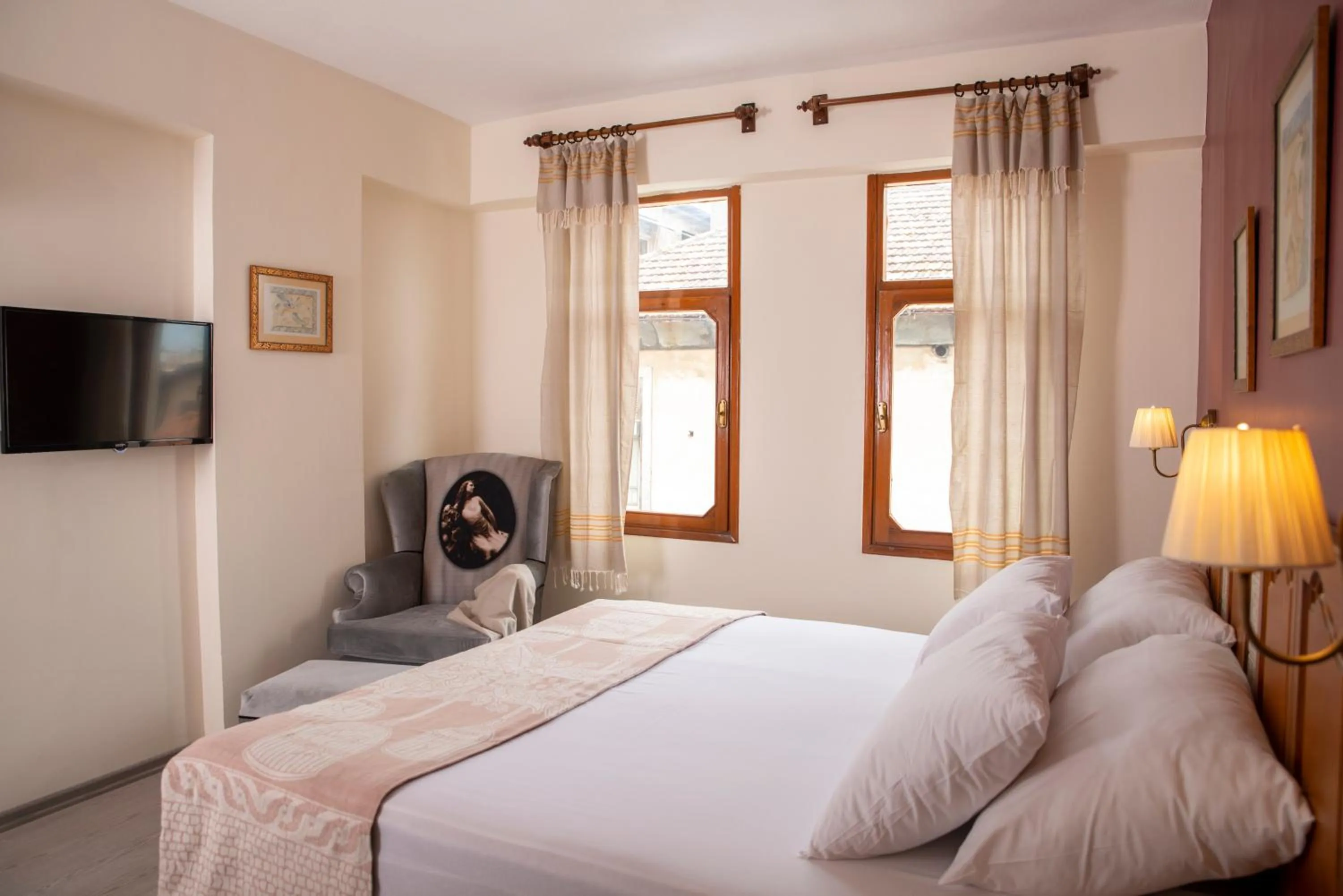 Bed in LUWİ ANTAKYA BOUTİQUE HOTEL