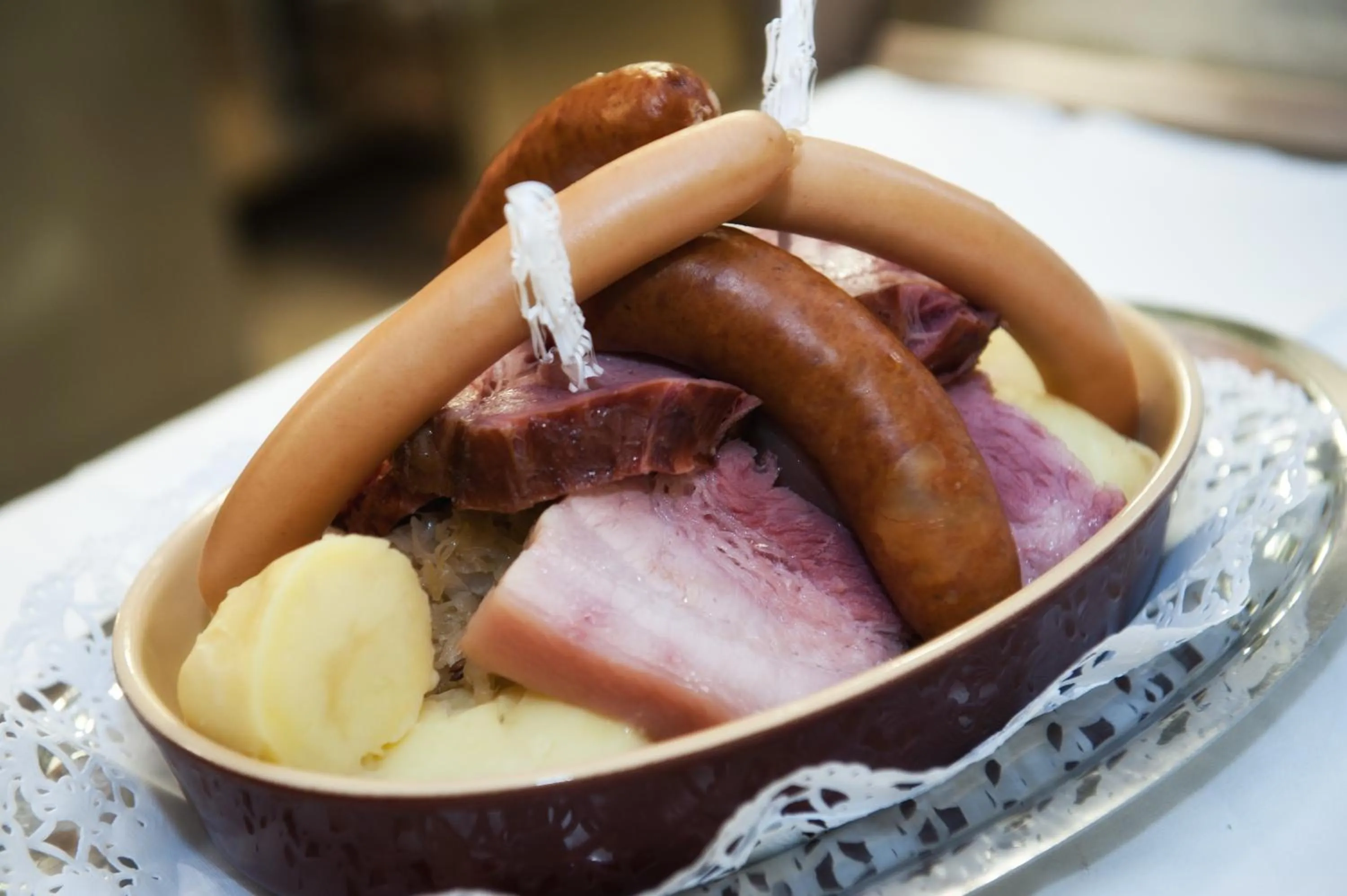 Food close-up in Logis Auberge Du Mehrbachel - Hôtel & Restaurant