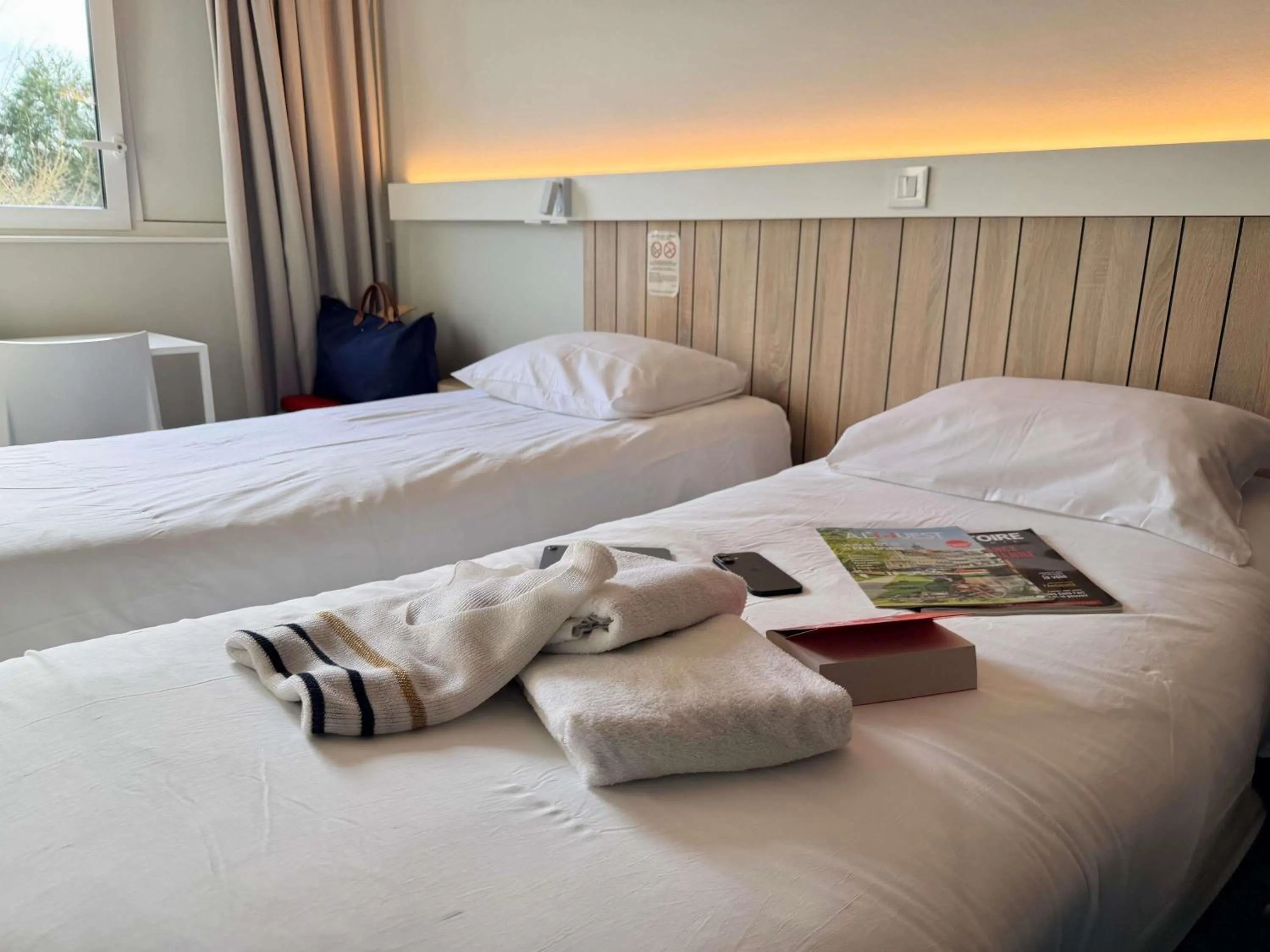 Bedroom, Bed in ibis Rennes Cesson