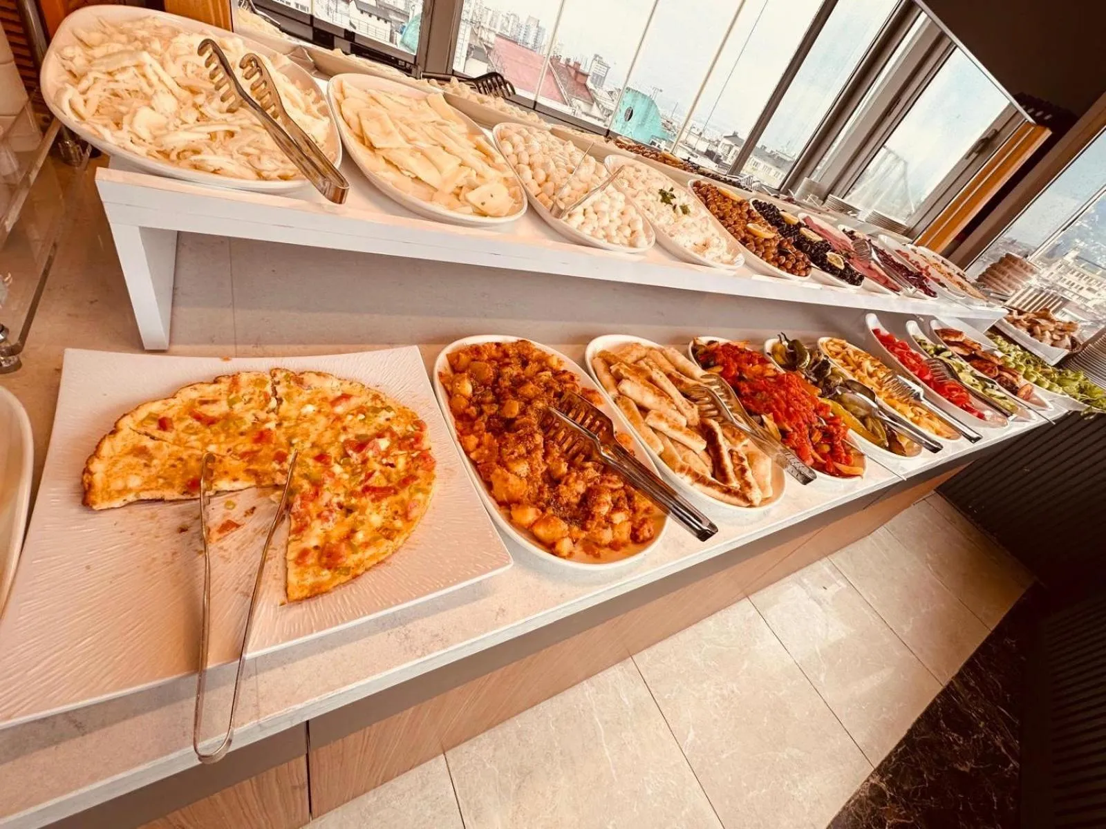 Buffet breakfast in Grand Heykel Hotel