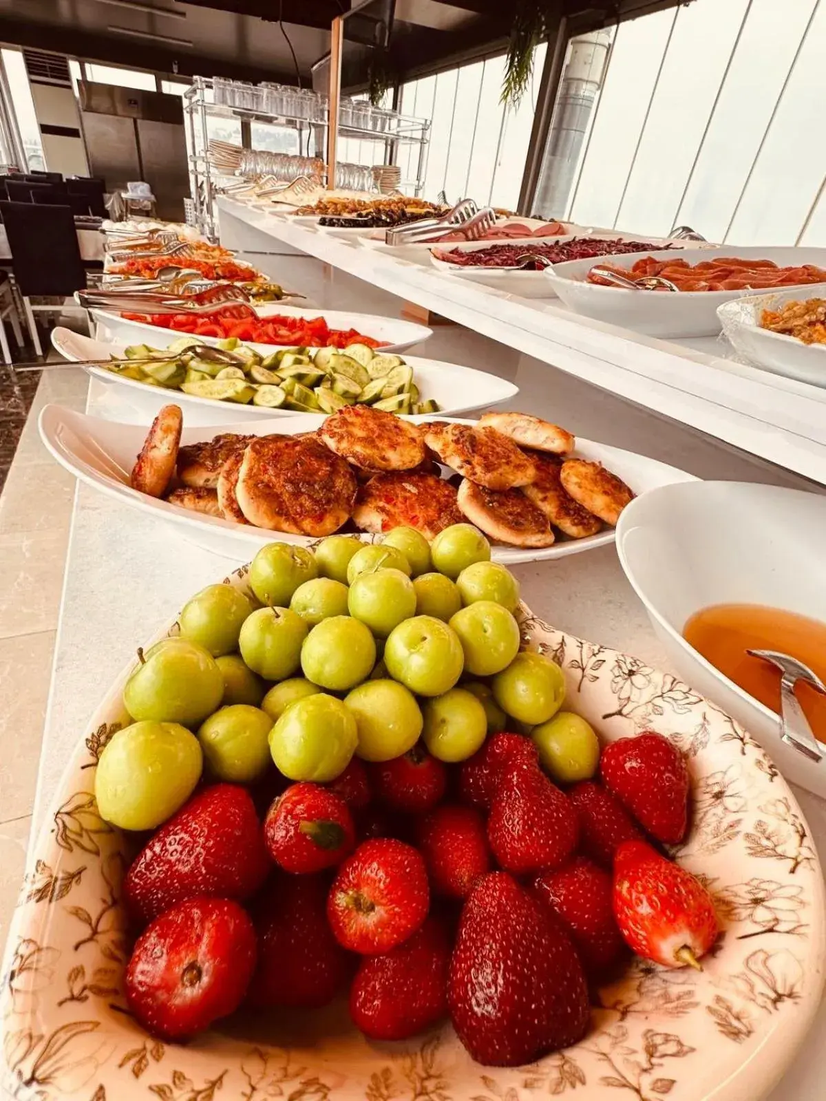 Buffet breakfast in Grand Heykel Hotel Buffet breakfast in Grand Heykel Hotel