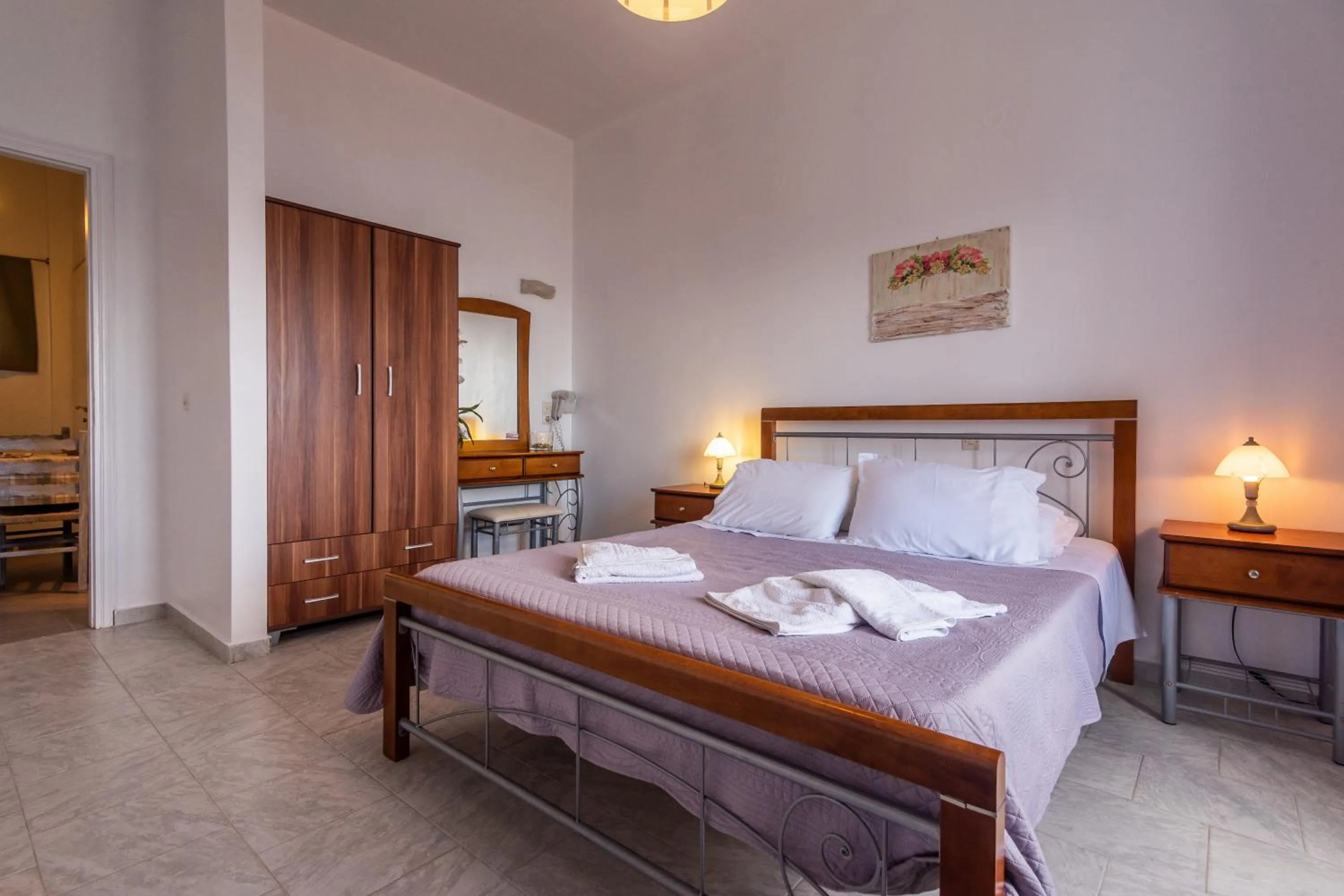 Bedroom, Bed in Polyegos View