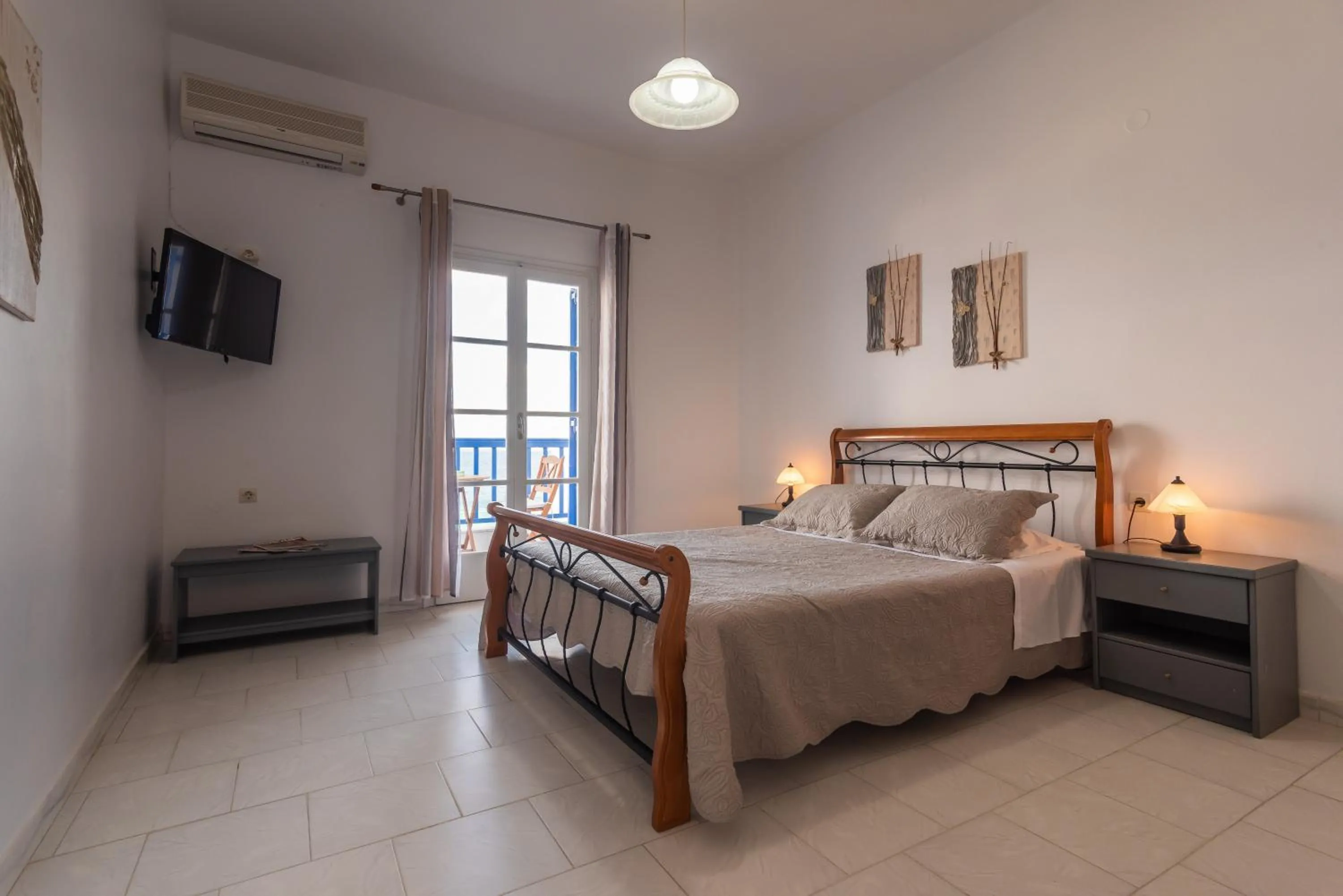 Bedroom, Bed in Polyegos View