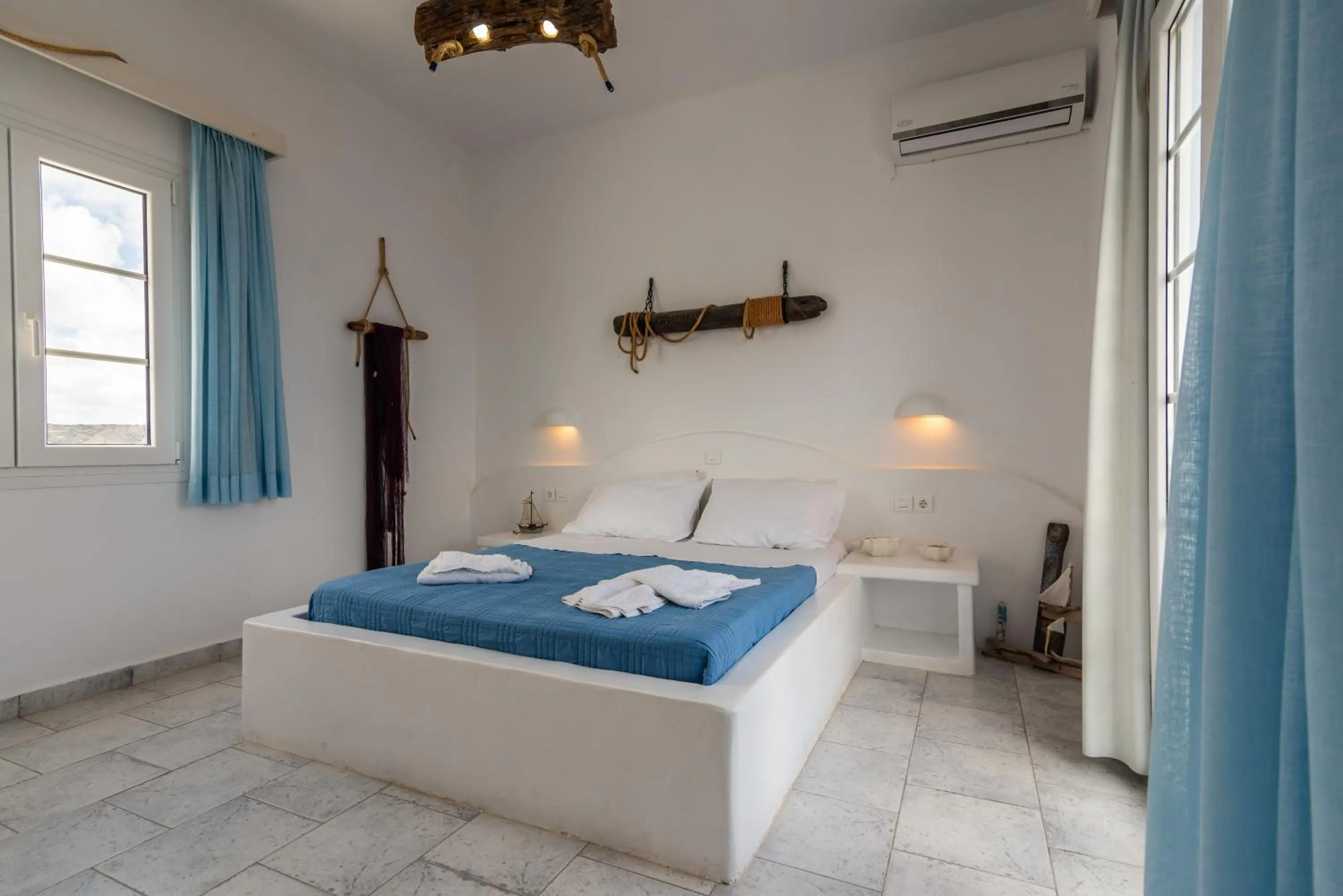 Bedroom, Bed in Polyegos View