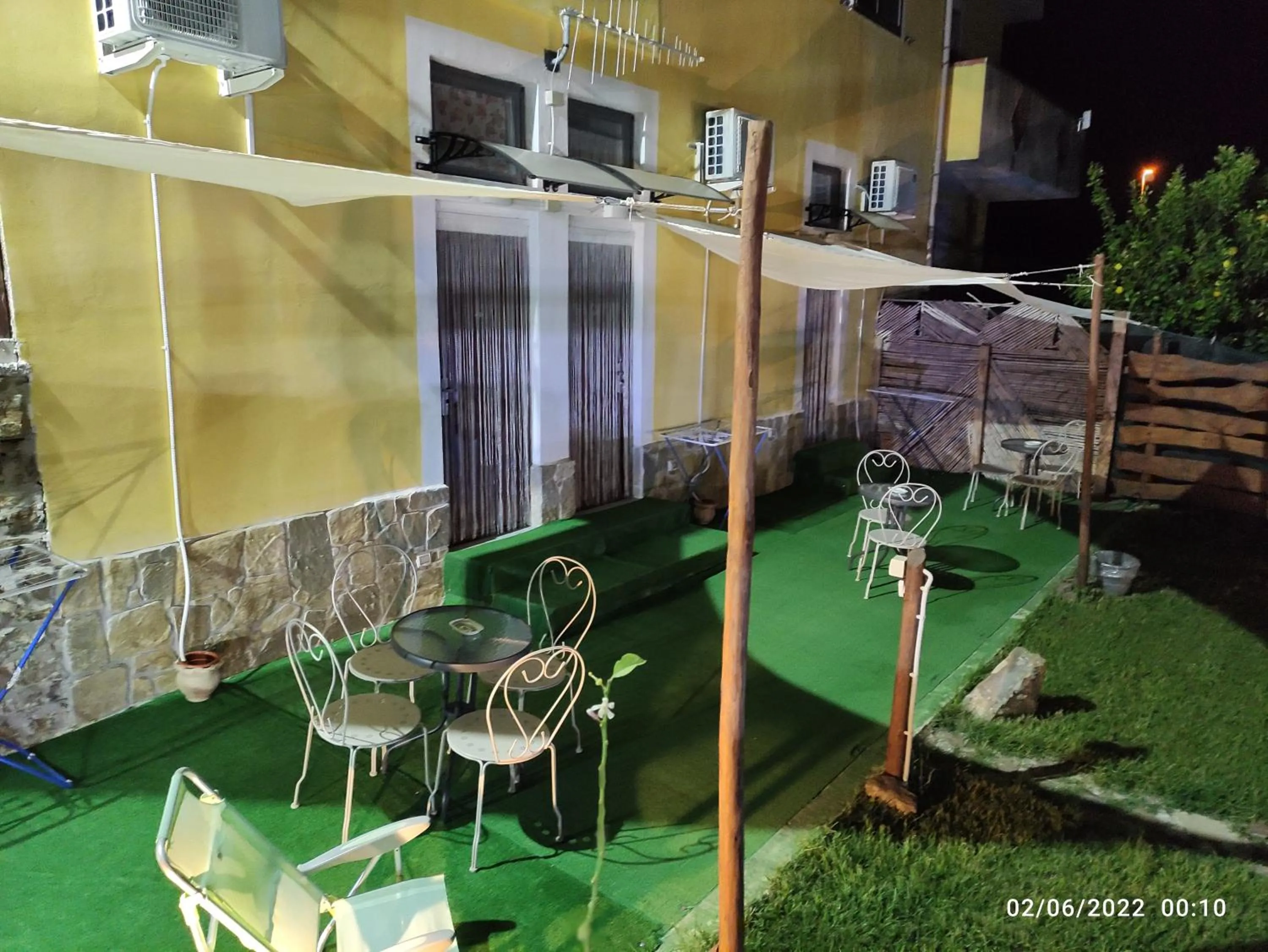 Patio in Una terrazza sul mare