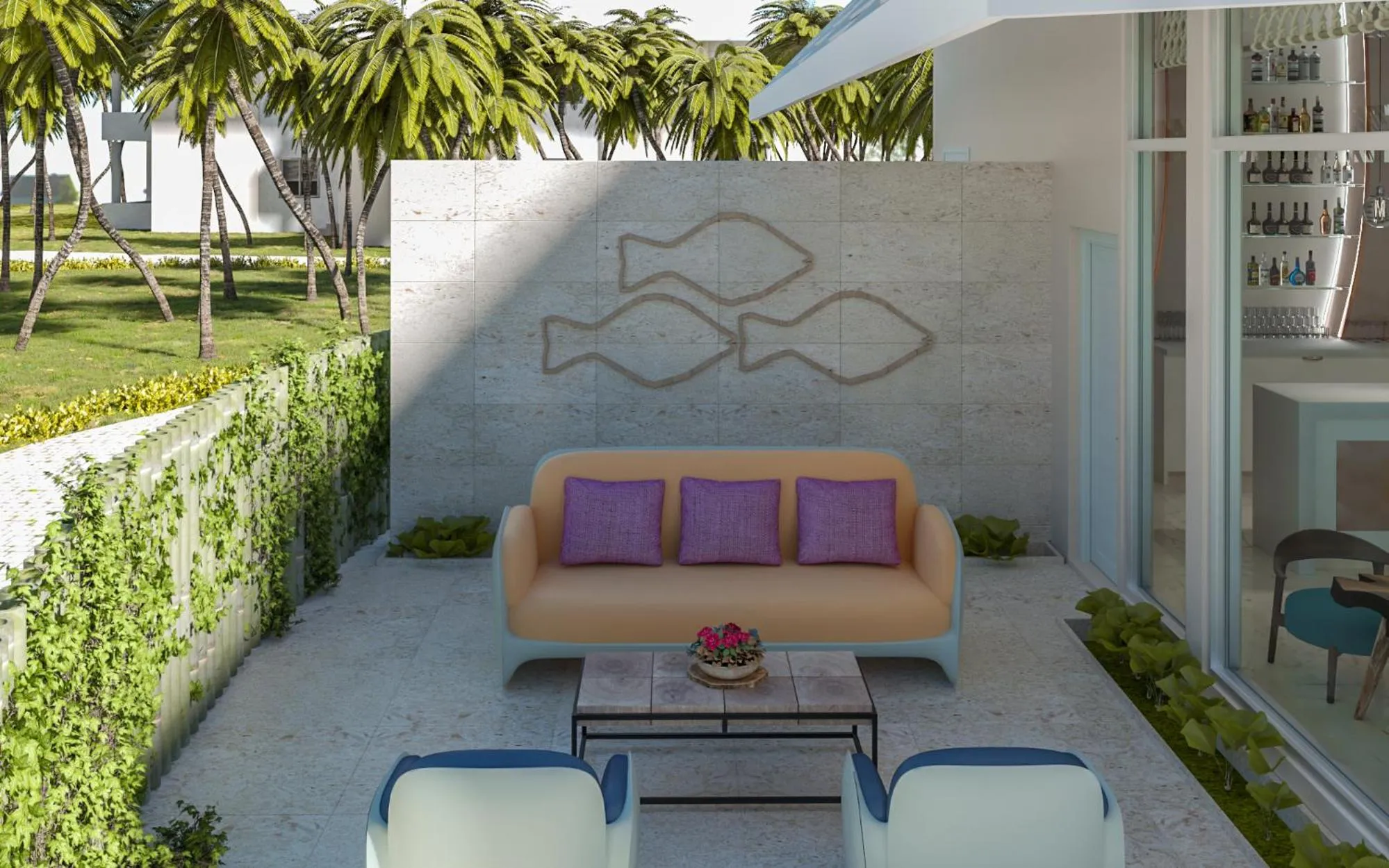 Patio in Iberostar Selection Coral Bávaro - All Inclusive