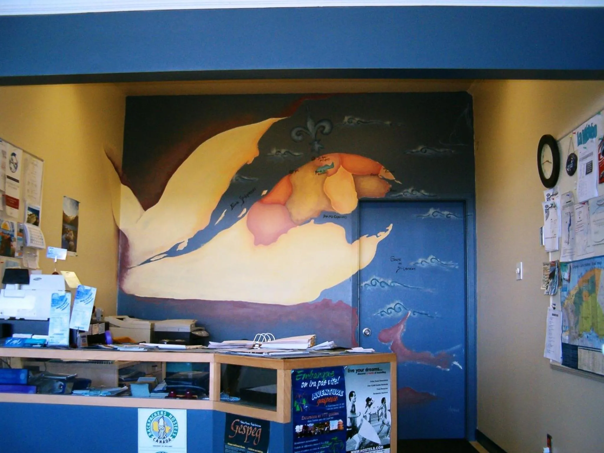 Lobby or reception in Auberge Internationale La Vieille École