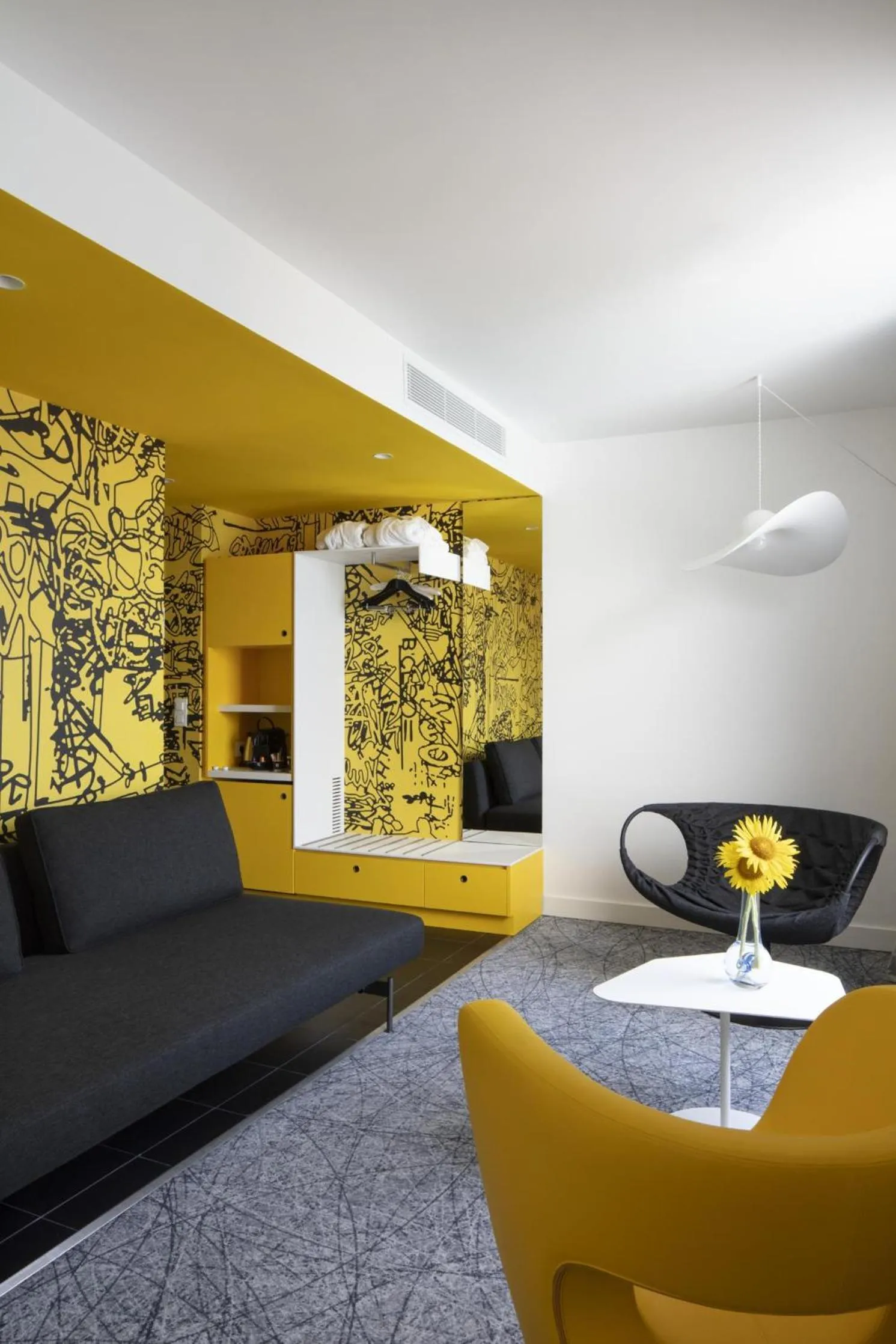 Bedroom in nhow Marseille