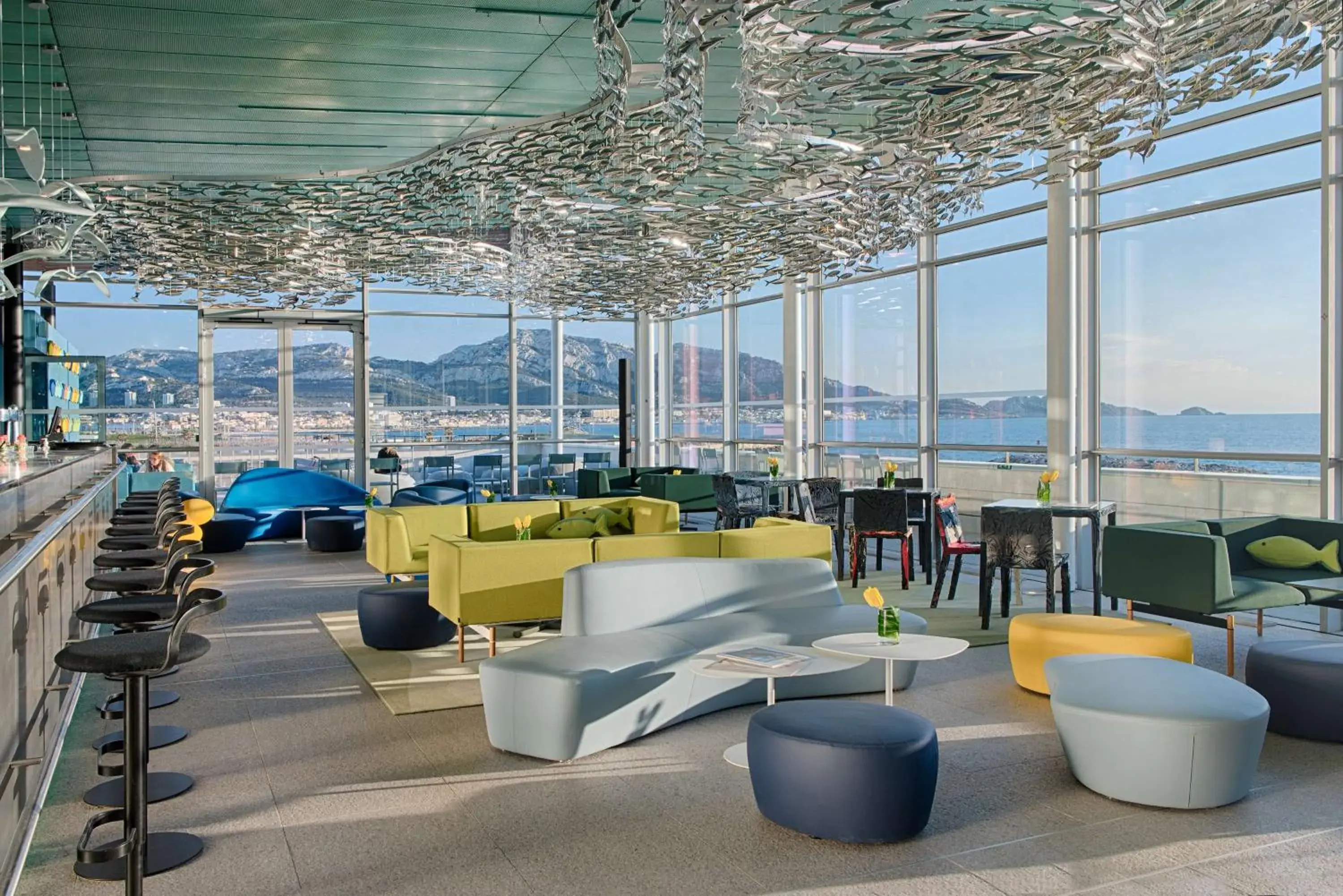 Lounge or bar in nhow Marseille Lounge or bar in nhow Marseille