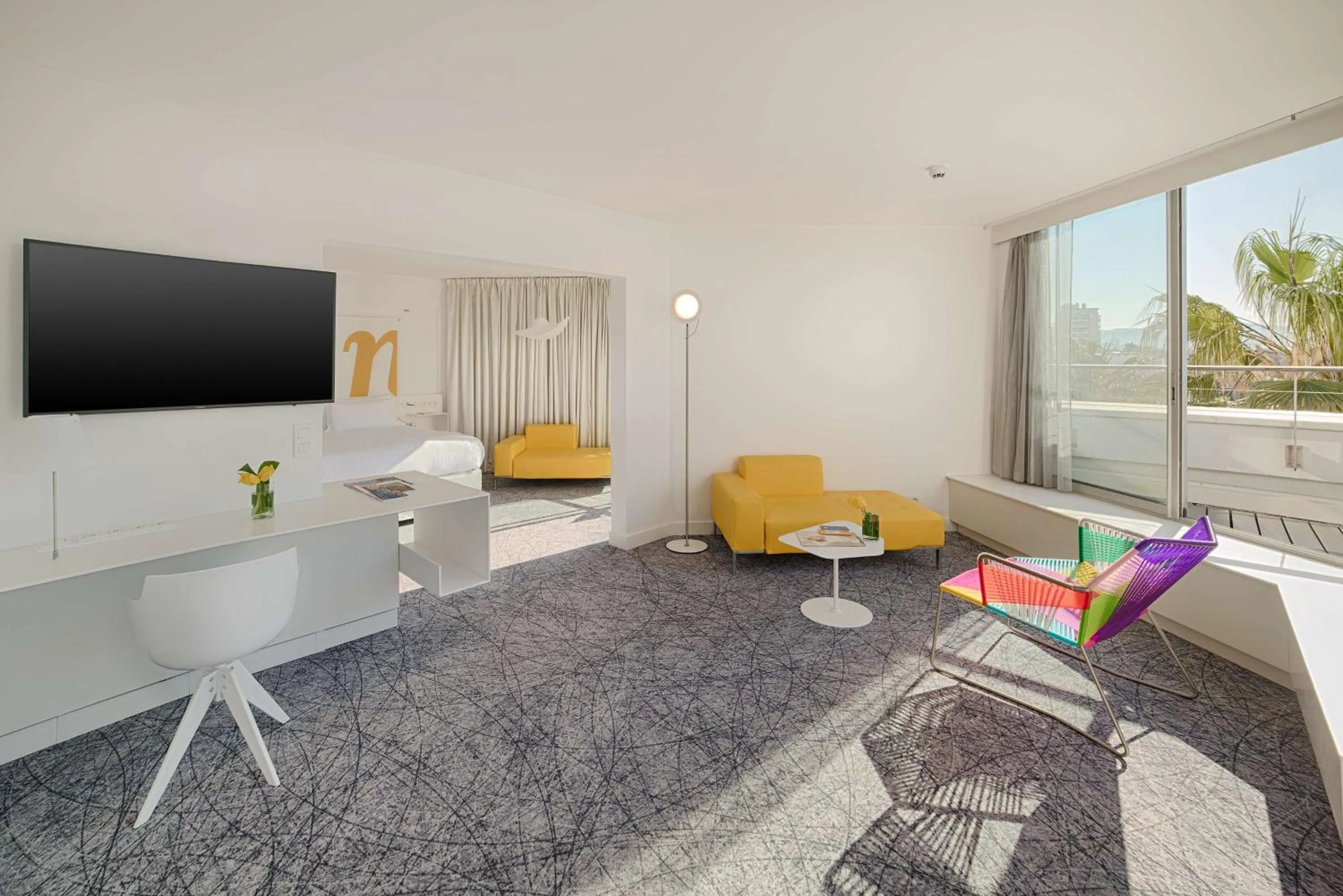 Bedroom in nhow Marseille