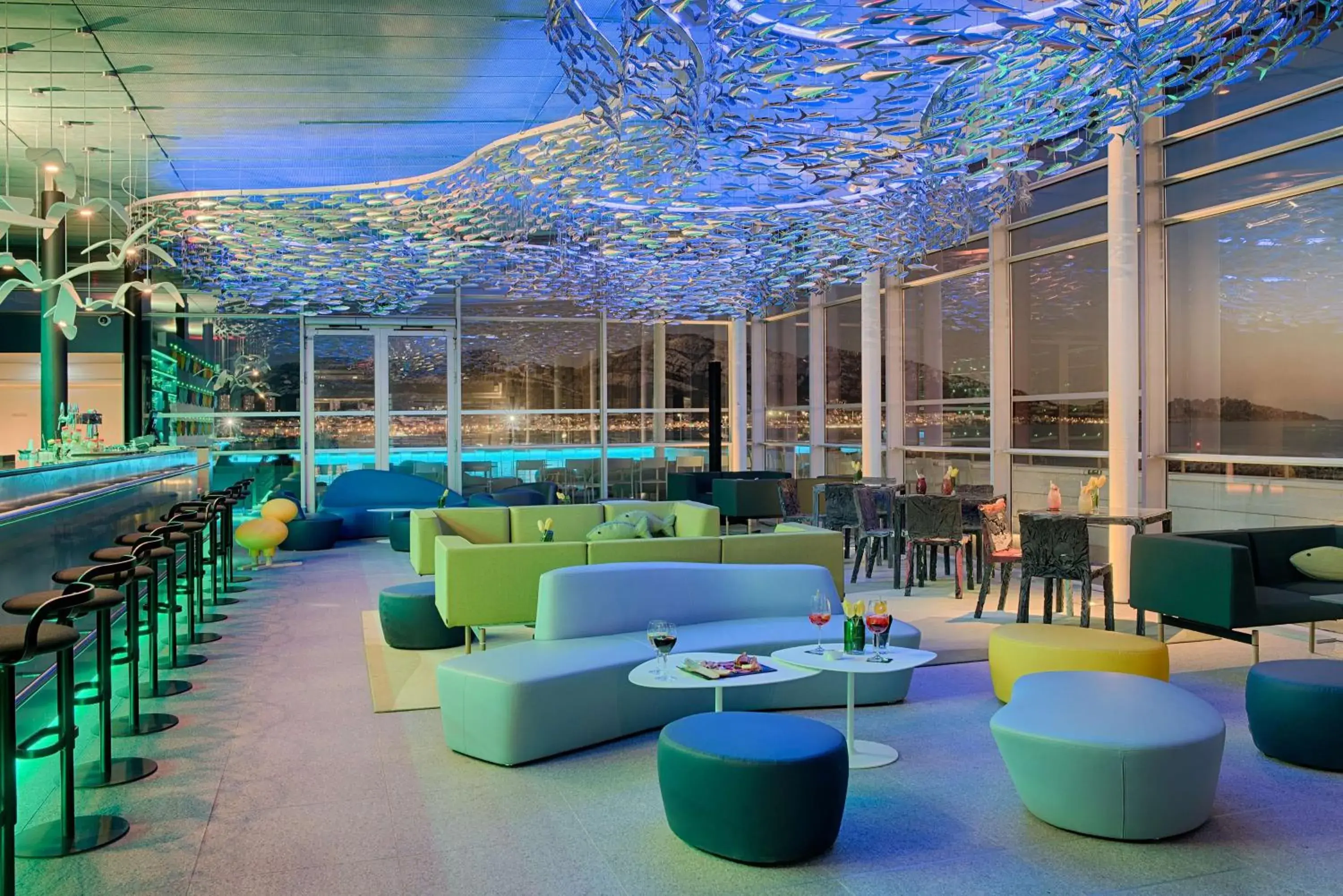 Lounge or bar in nhow Marseille Lounge or bar in nhow Marseille