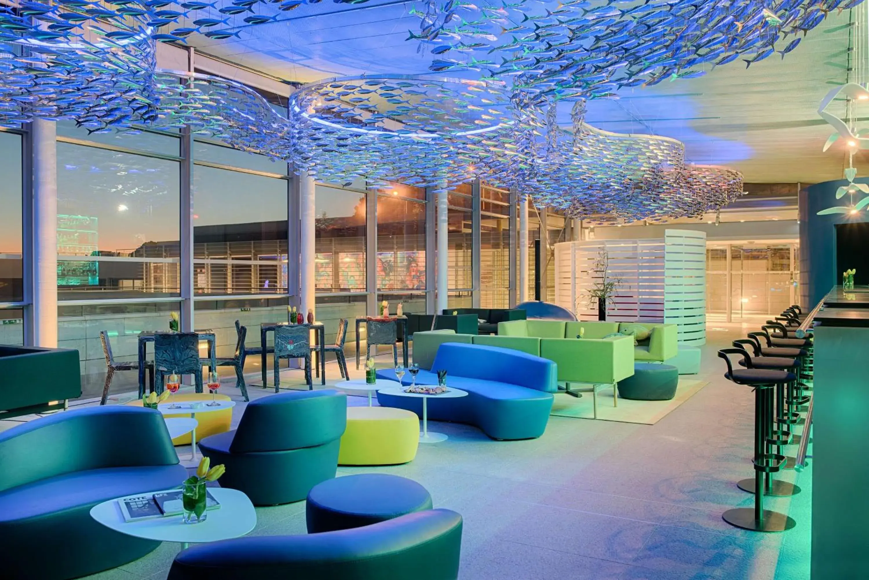 Lounge or bar in nhow Marseille Lounge or bar in nhow Marseille