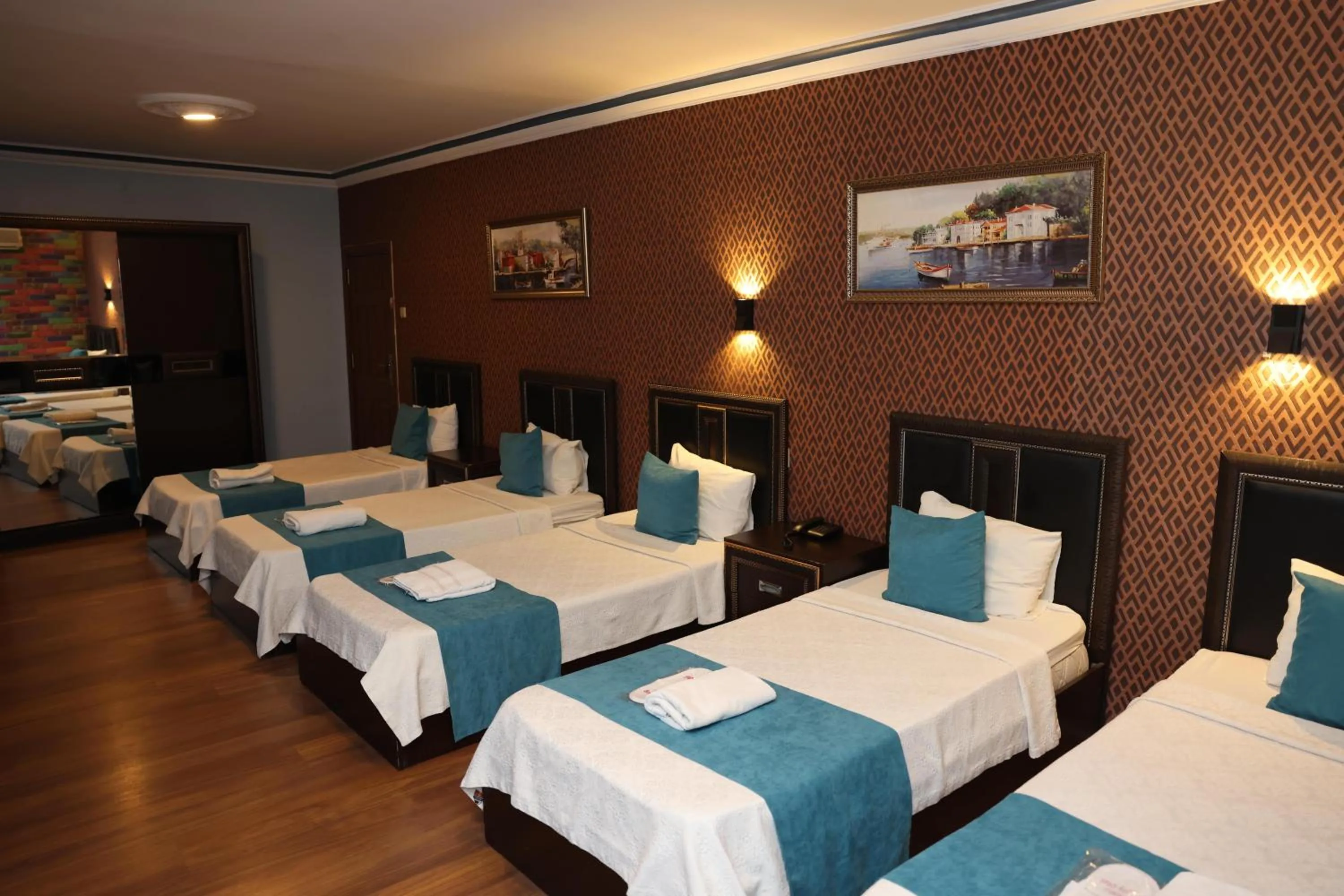 Bed in Adana Saray Hotel