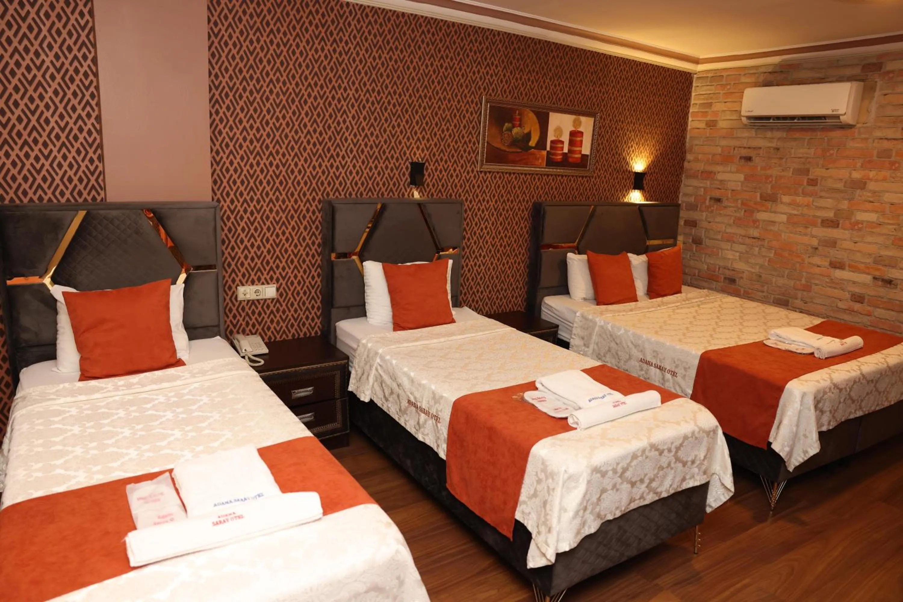 Bed in Adana Saray Hotel