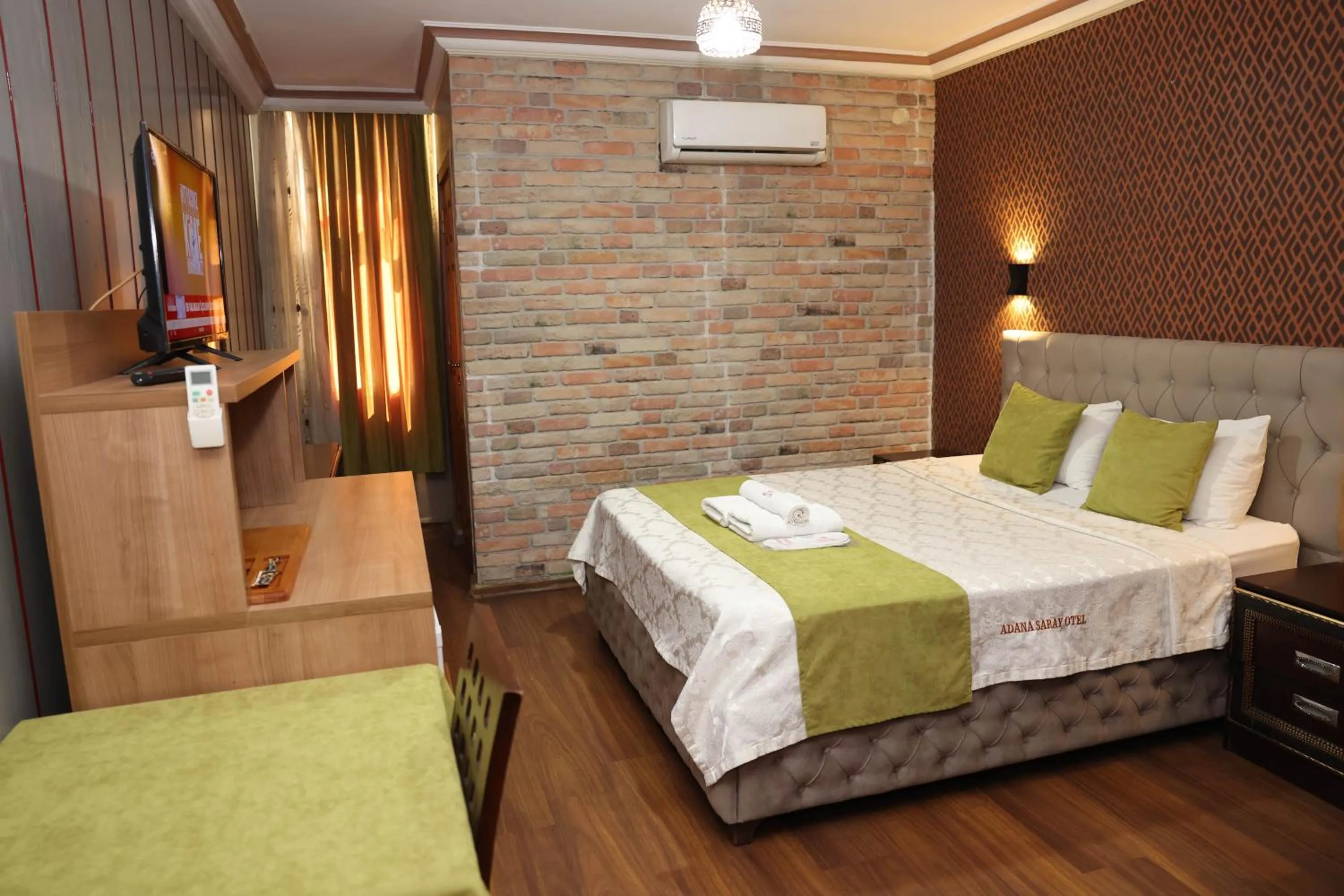 Bed in Adana Saray Hotel