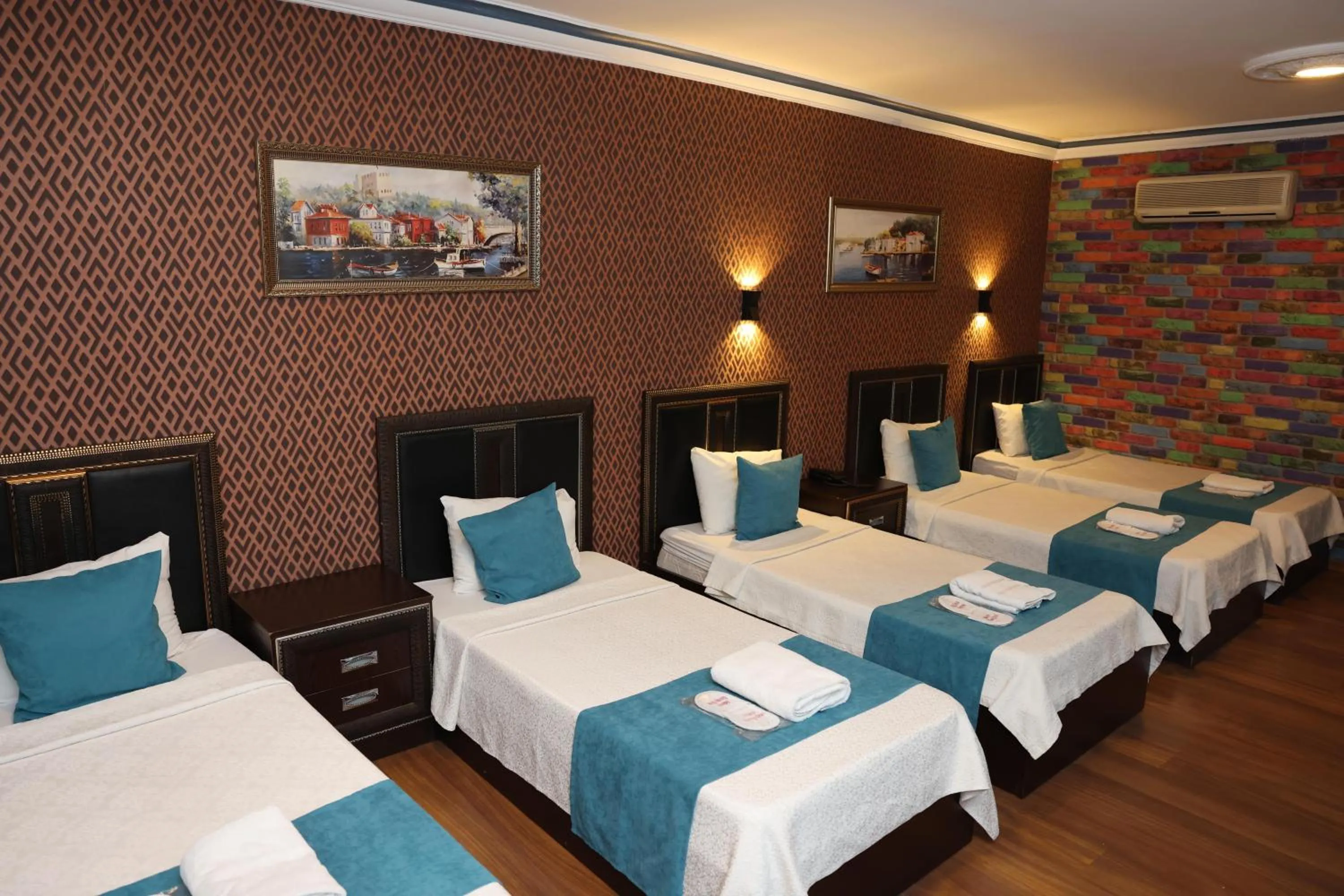 Bed in Adana Saray Hotel