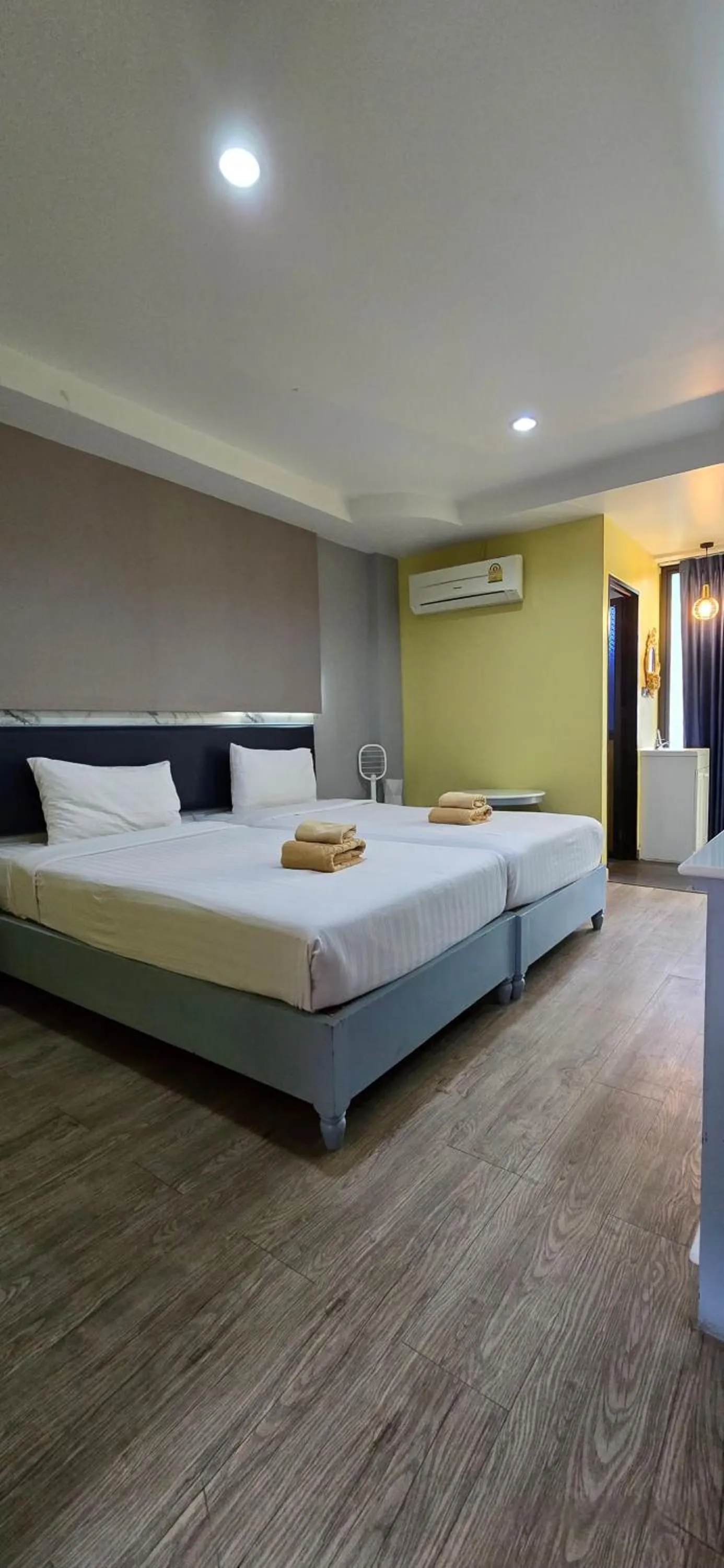 Bed in Blue Lagoon Hotel