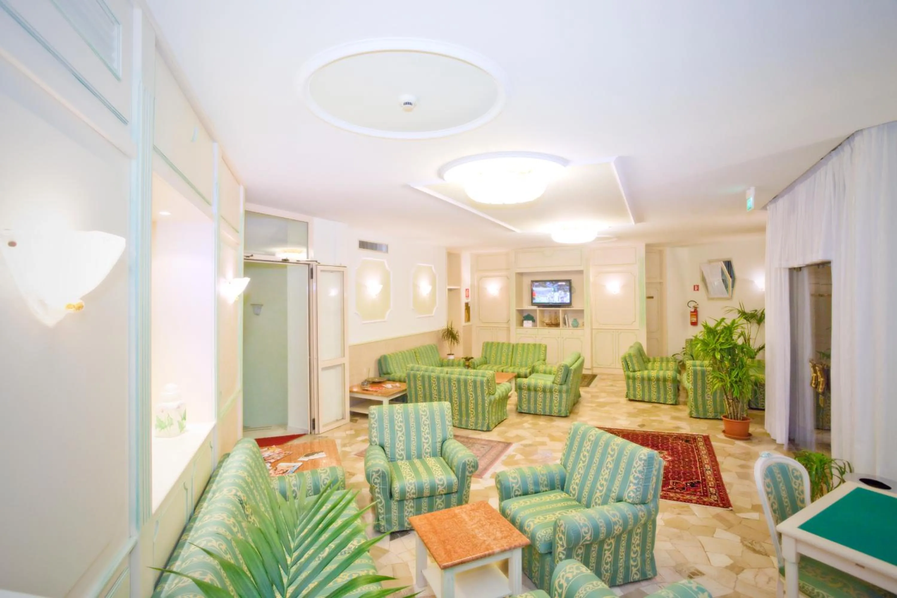 Communal lounge/ TV room in Hotel Excelsior