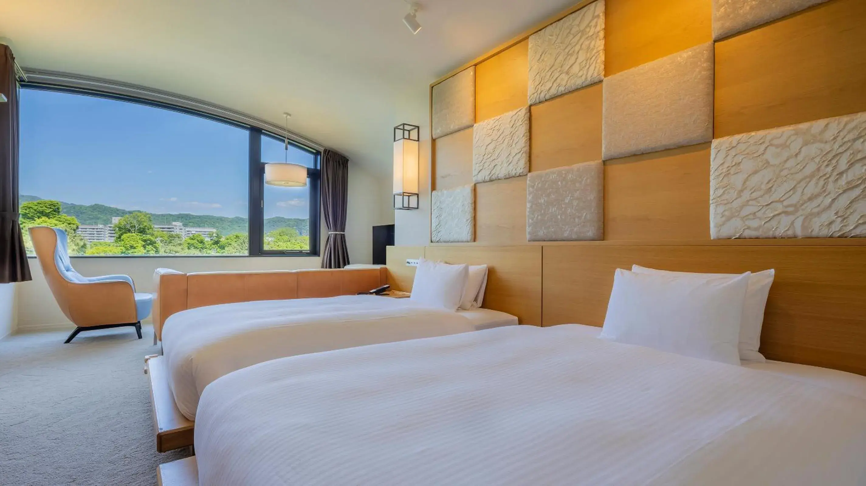 Bed in Riverte Kyoto Kamogawa Bed in Riverte Kyoto Kamogawa